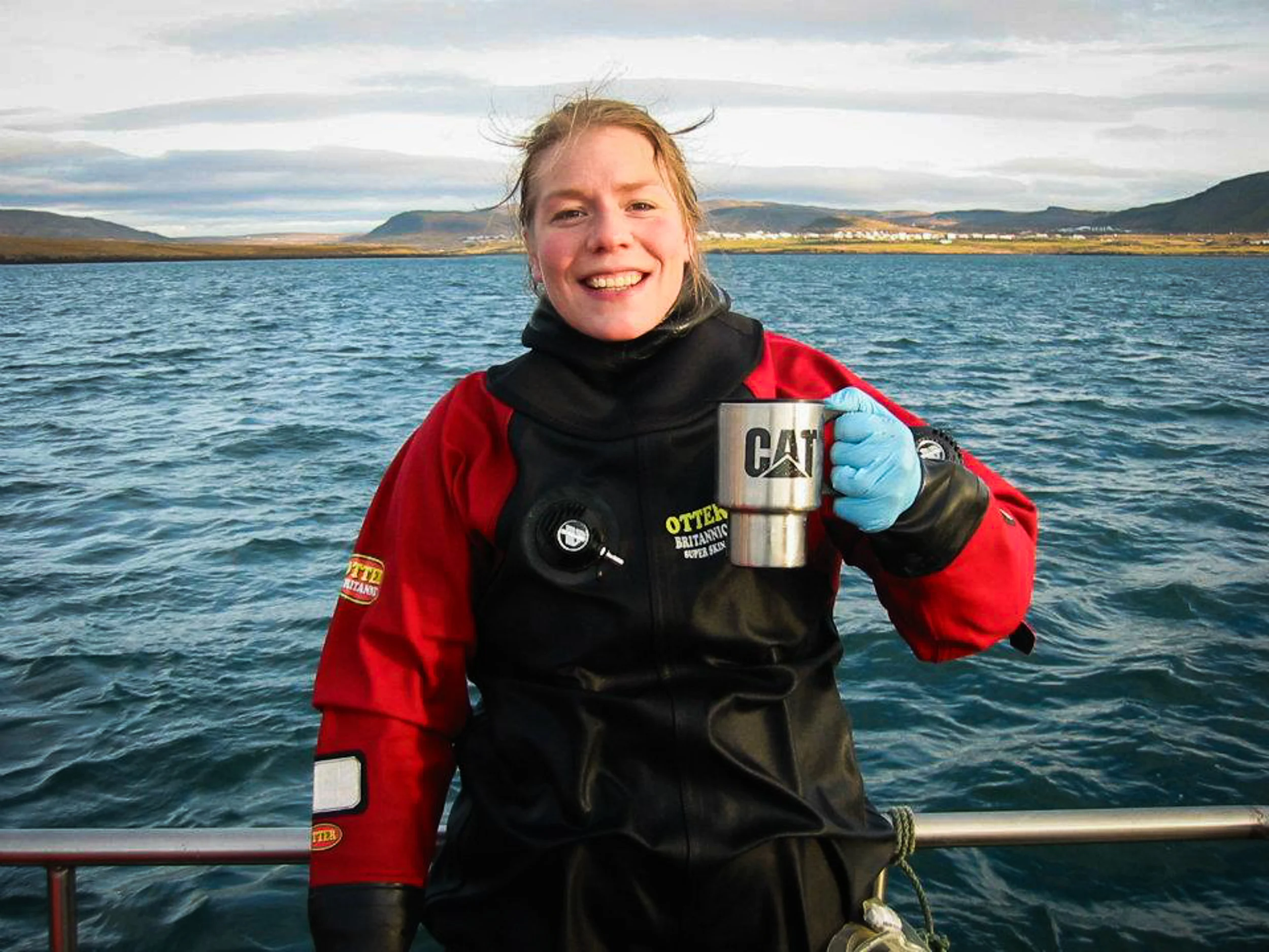 Marine biologist, Dr. Hrönn Egilsdóttir.