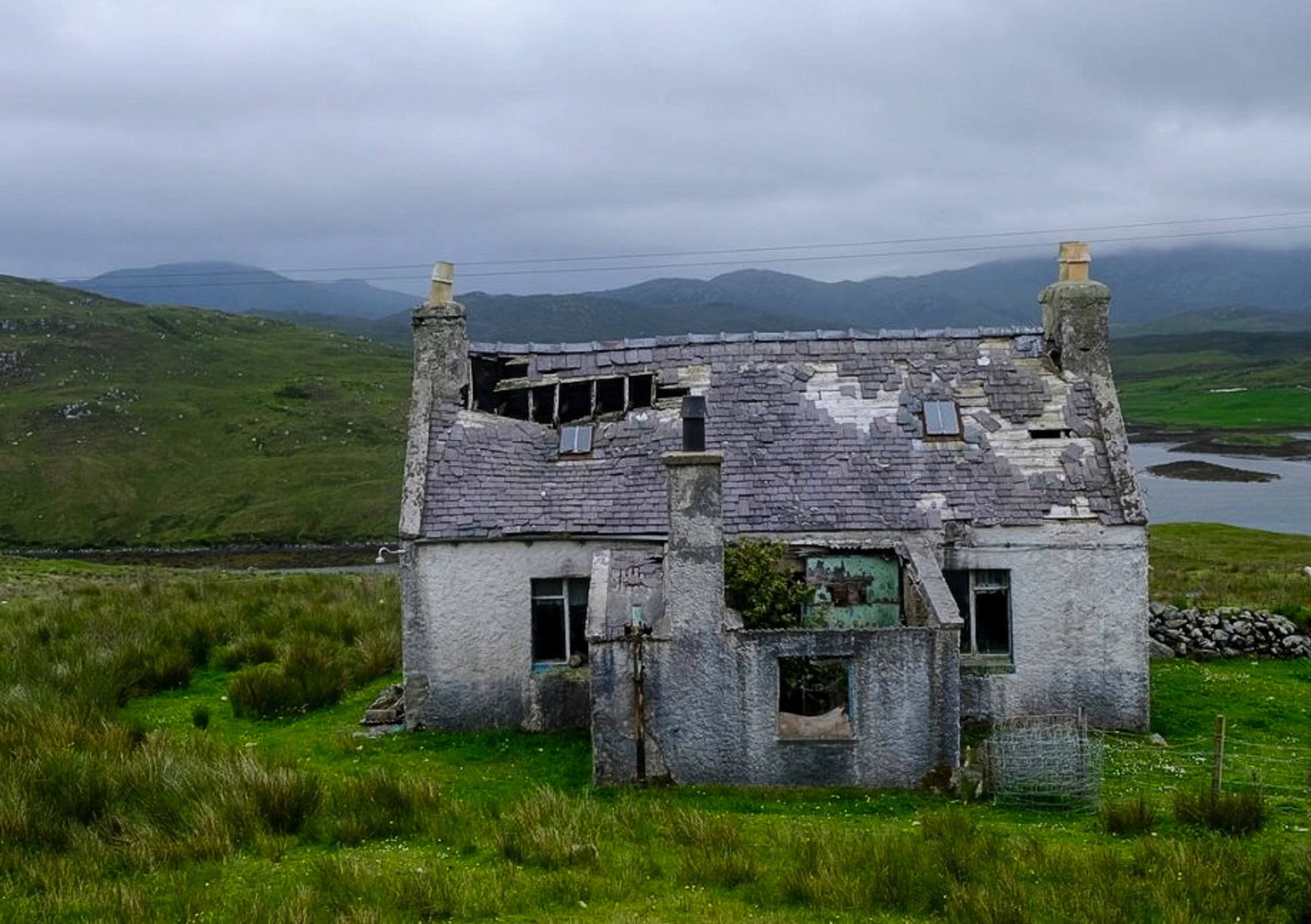 An abandoned house on the Isle of Lewis, Outer Hebrides, Scotland. JONAA©Mia Bennett