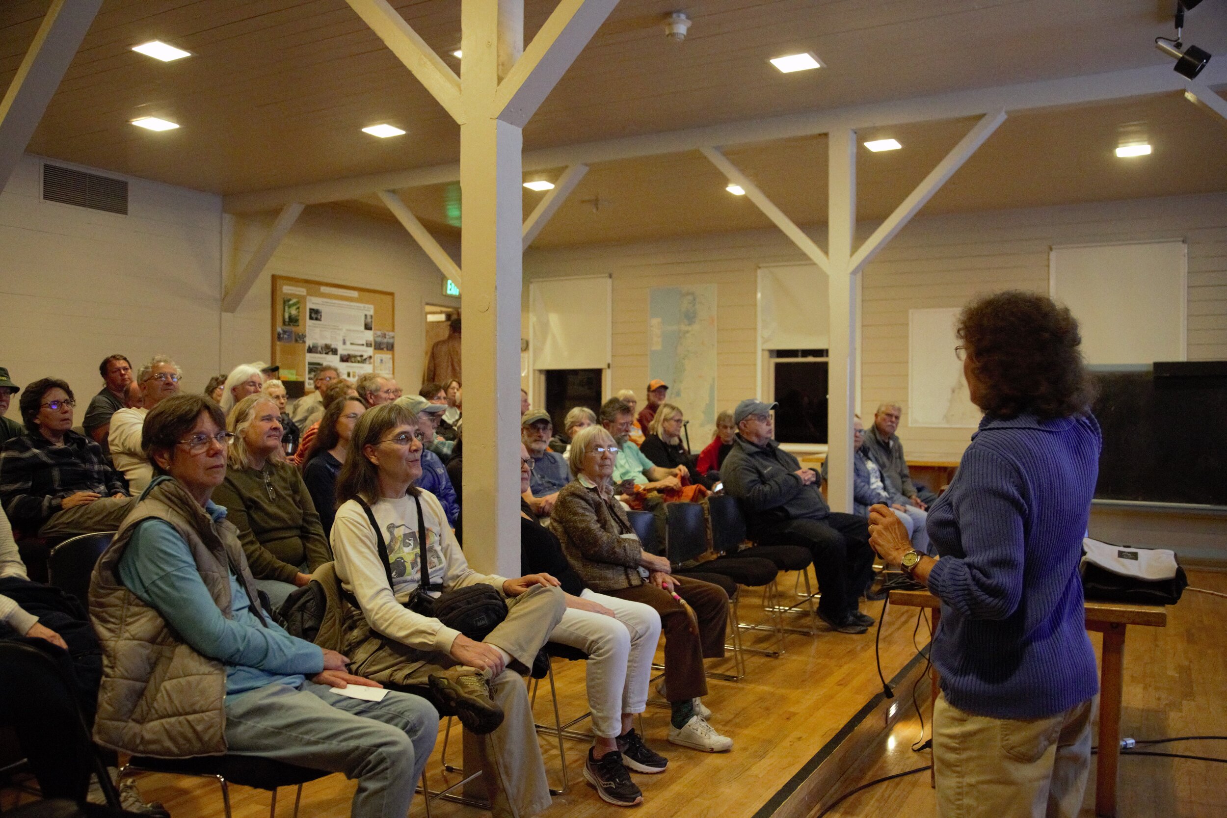  Painter Janet Essley presents on  Red Knots: A Cultural Cartography of a Migratory Bird’s Annual Journey.  