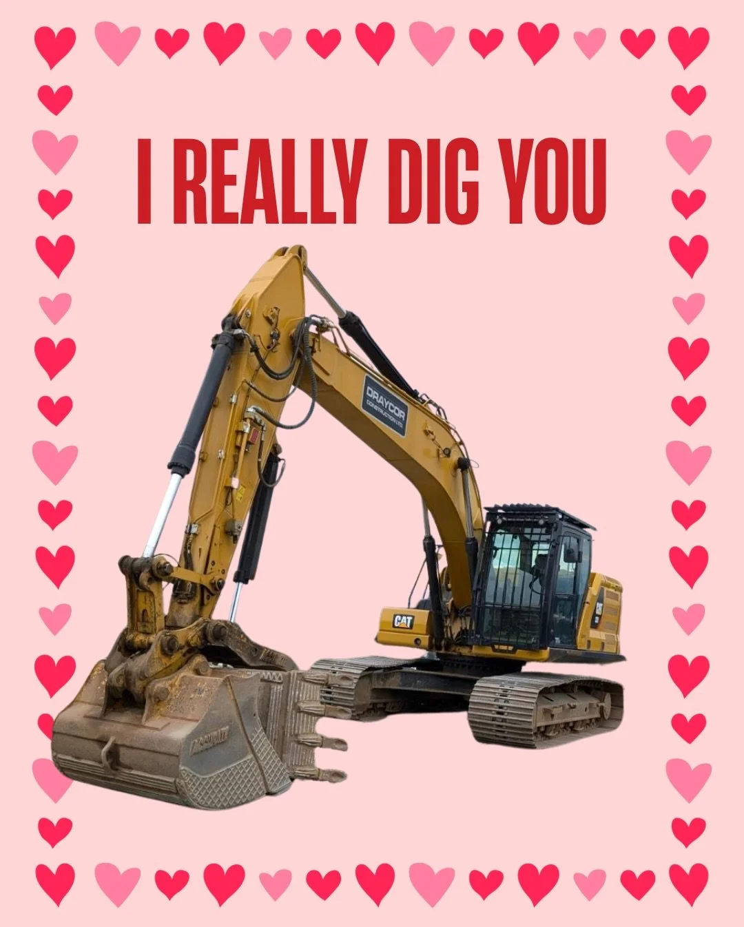 We have loads of love this Valentine&rsquo;s Day ❤️🚜

#draycor #civilconstruction