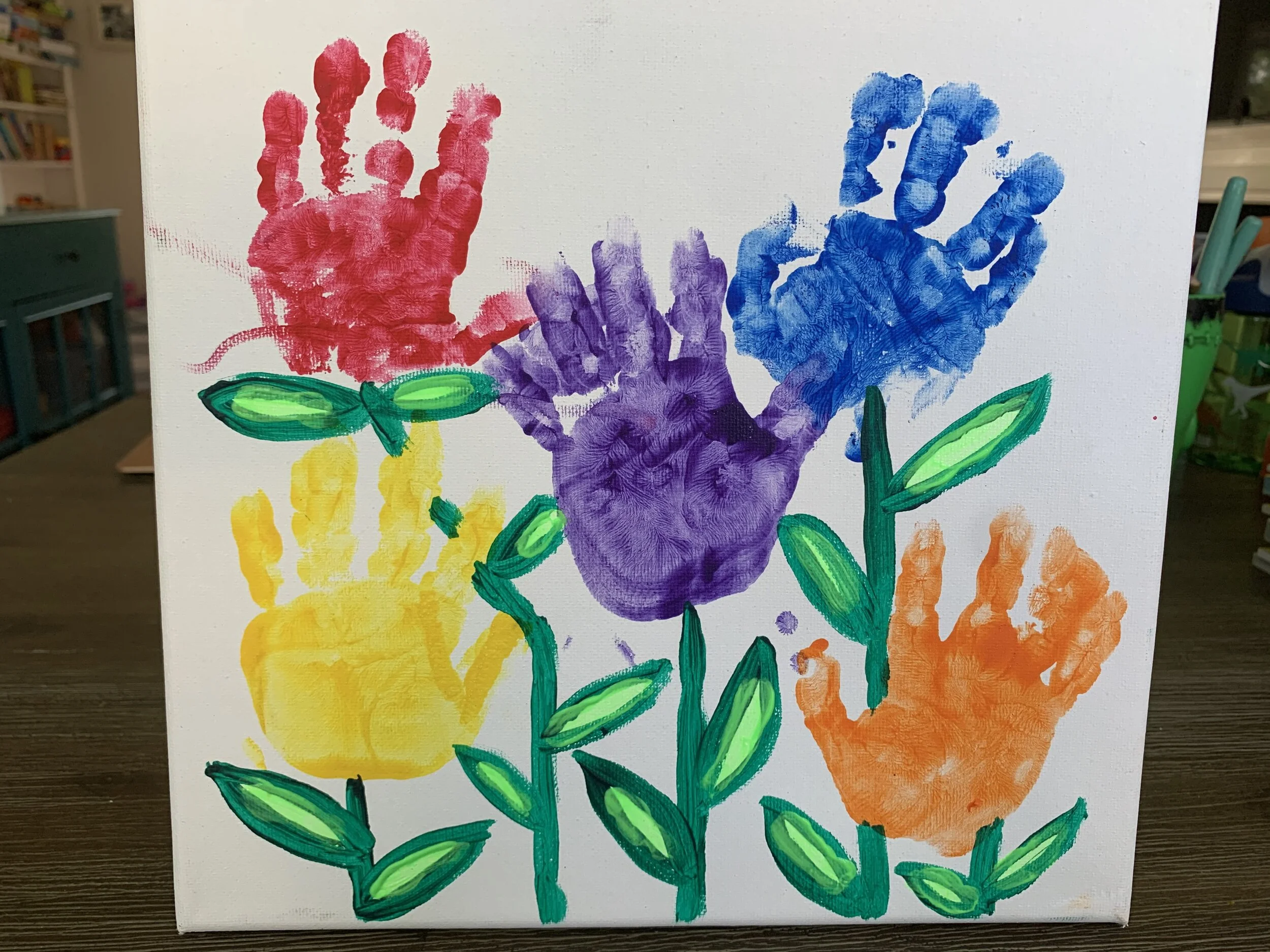 Flower Handprint Craft — The Price Opinion