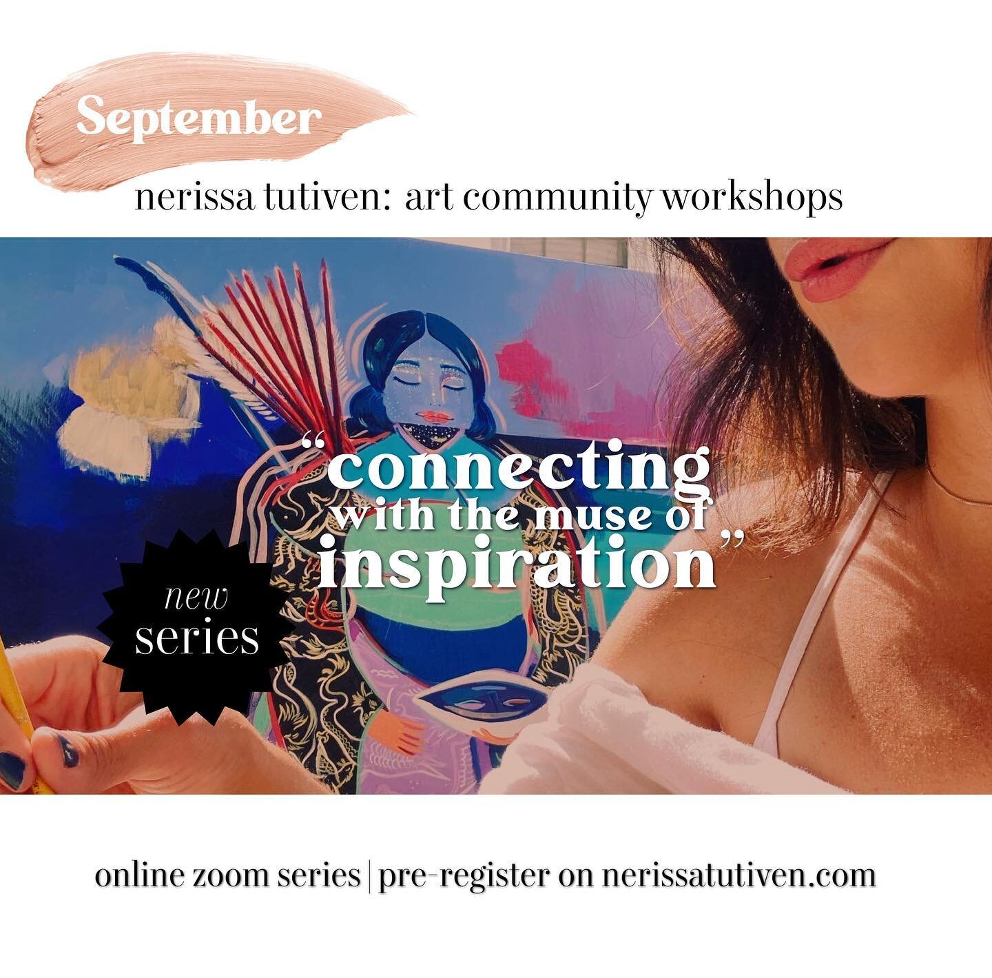 Just a little leak, of more information to come.

There&rsquo;s a Pre-Registration link, in my LinkTree.

Go, check it out.

&ldquo;Connecting with the Muse of Inspiration&rdquo;, will be a series over the course of three sessions in #September, to h