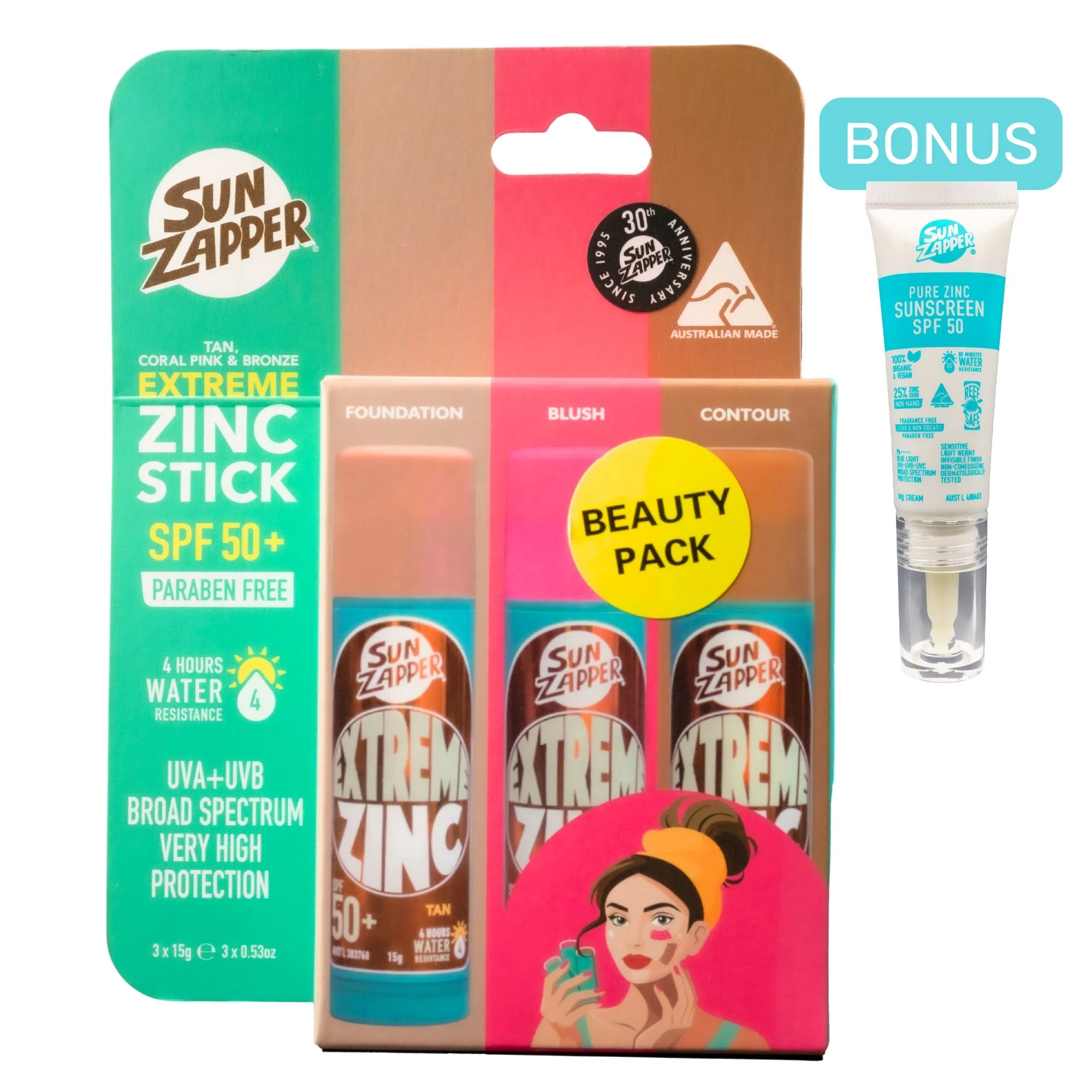 Extreme Beauty Pack Zinc Stick SPF 50+