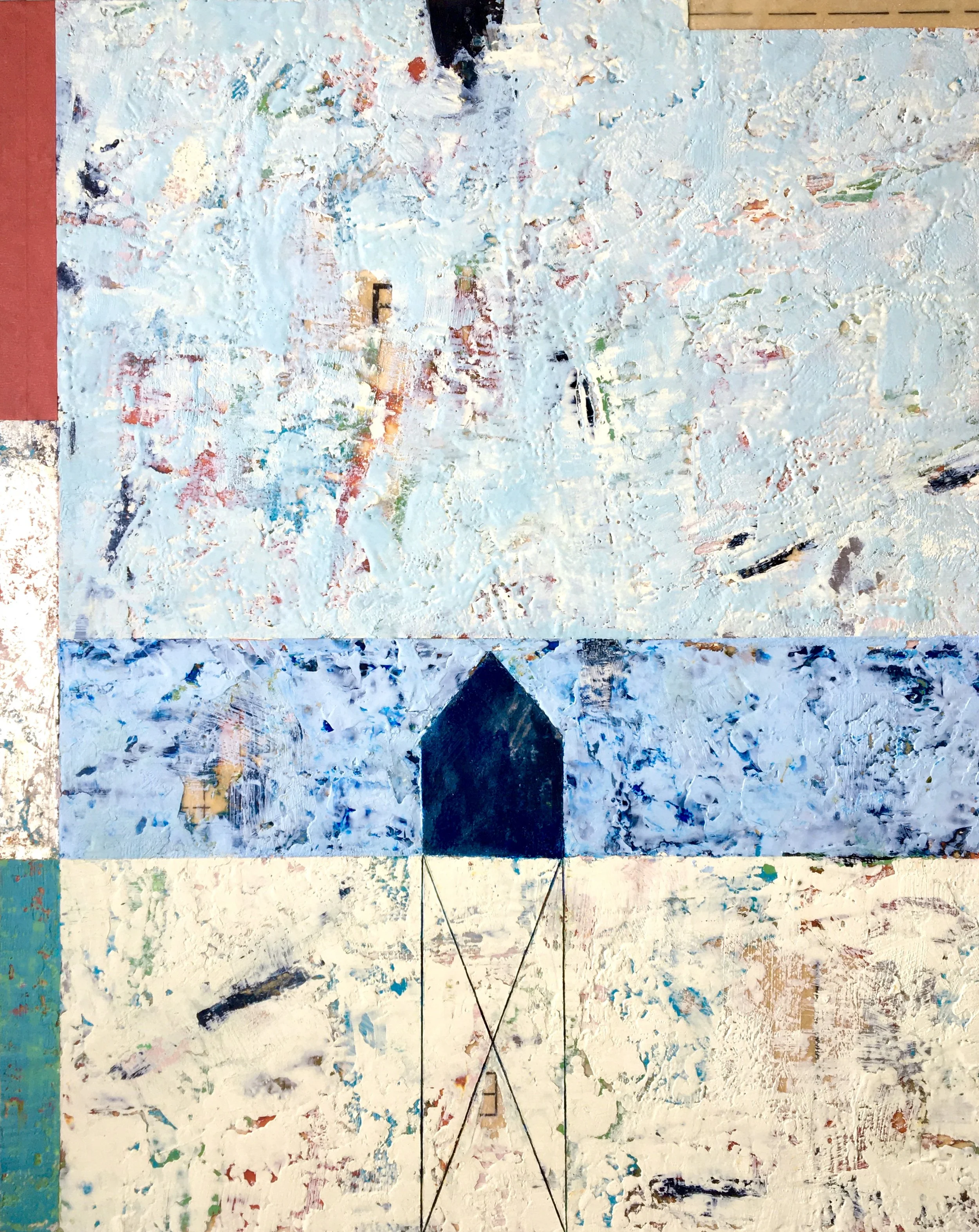 Large format - Metaphor / Métaphore - Behold the Sky, the Water and the Earth. (2020-2022)(Private collection))