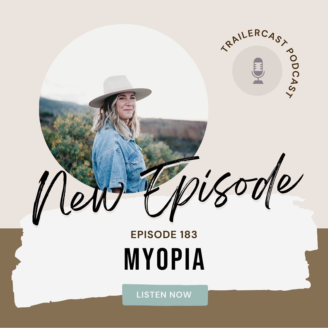 NEW EPISODE of Trailercast &hellip; on myopia. Or how we can get stuck, hyper focused on a single detail, relationship, moment, experience, diagnosis, thing to the exclusion of other things that are also present and true. This episode takes you throu