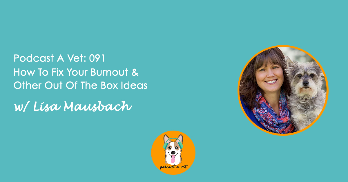 Podcast A Vet 091: How To Fix Your Burnout & Other Out Of The Box Ideas w/ Lisa Mausbach .jpg