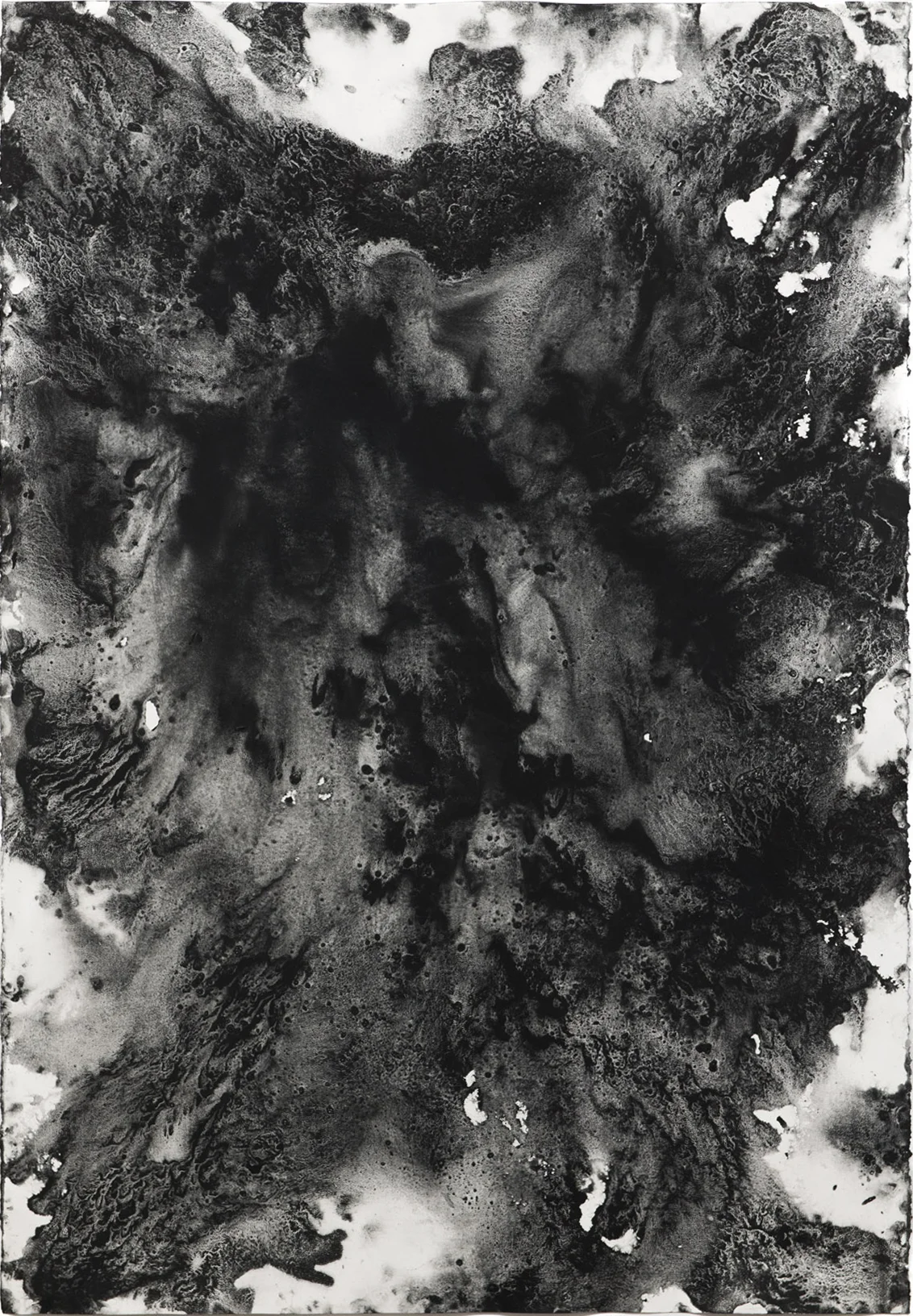 Carl Trahan, Ohne Titel 2 , 2018, graphite on paper, 44” x 30” (111 x 77 cm)