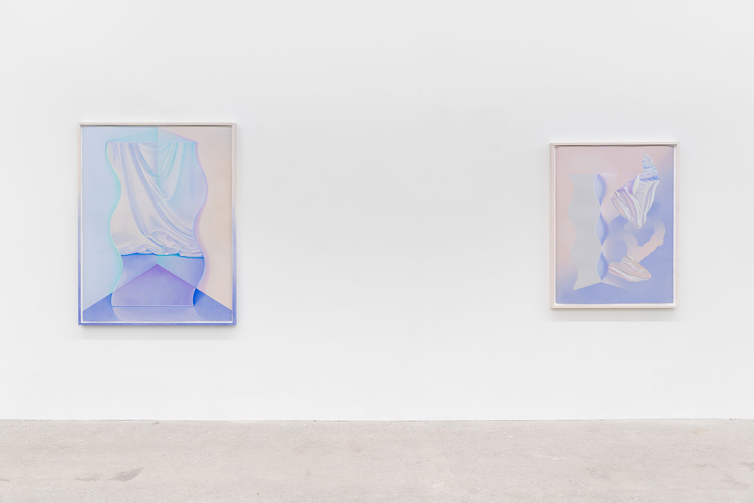 Maude Corriveau, Ondulations , 2021, exhibition view, Galerie Nicolas Robert, Montréal (QC) photo: Jean-Michael Seminaro