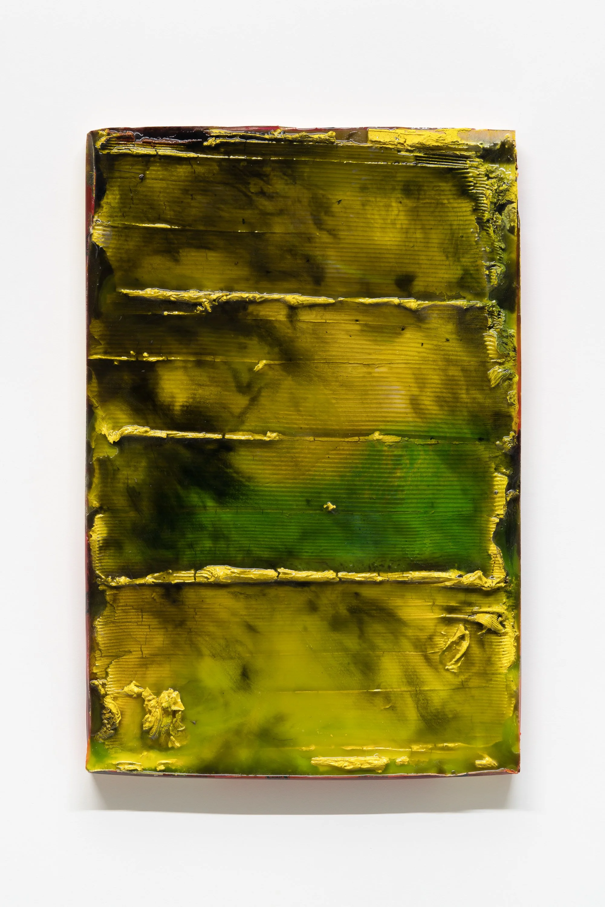 Justin Weiler,  Résine 2 , 2023, Resin, paint and mapp, 90 x 60 cm (35.4 x 23.6 ")