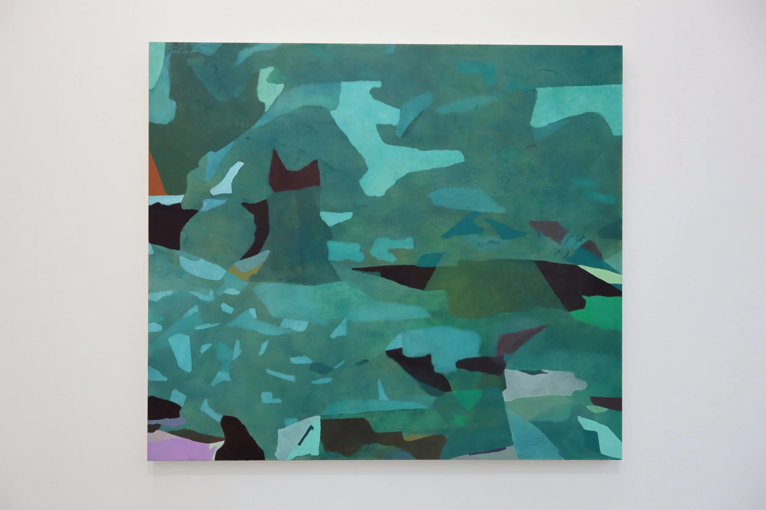  Frédéric Tiffet,  Il pleut sur la ville , 2025, Oil on canvas, 167.6 x 182.9 cm (66 x 72 ") 