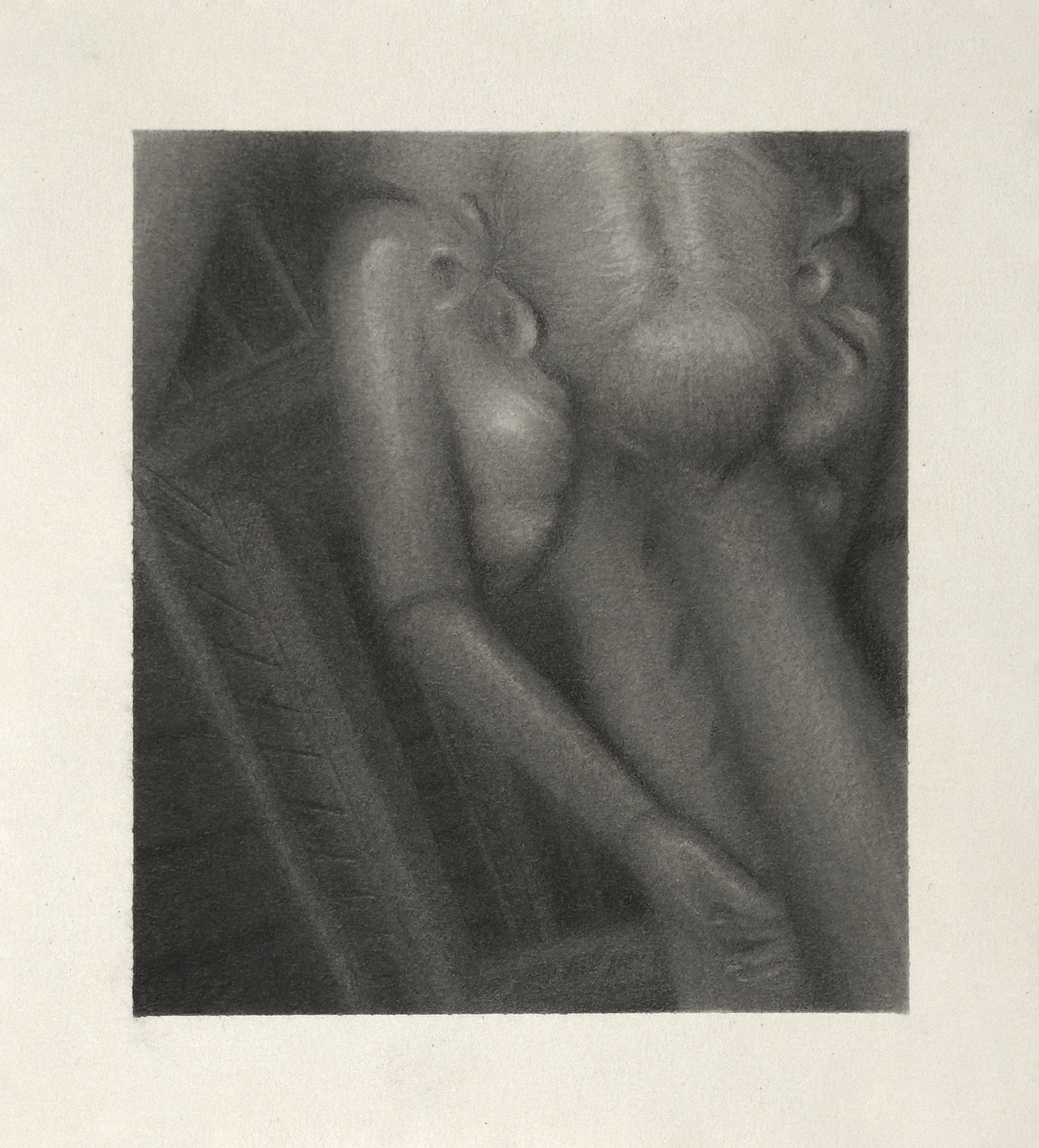  Arta Ajeti,  Fair above, as below , 2025, Graphite on paper, 15.5 x 14 cm 