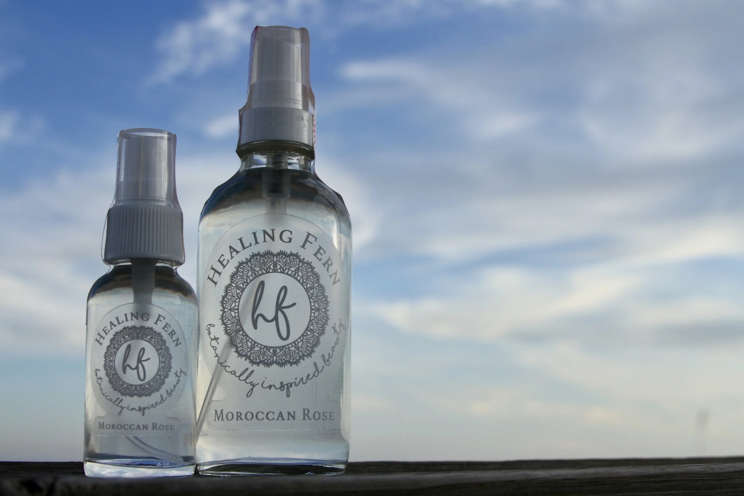 1oz and 4oz Organic Moroccan Rose Hydrosols.