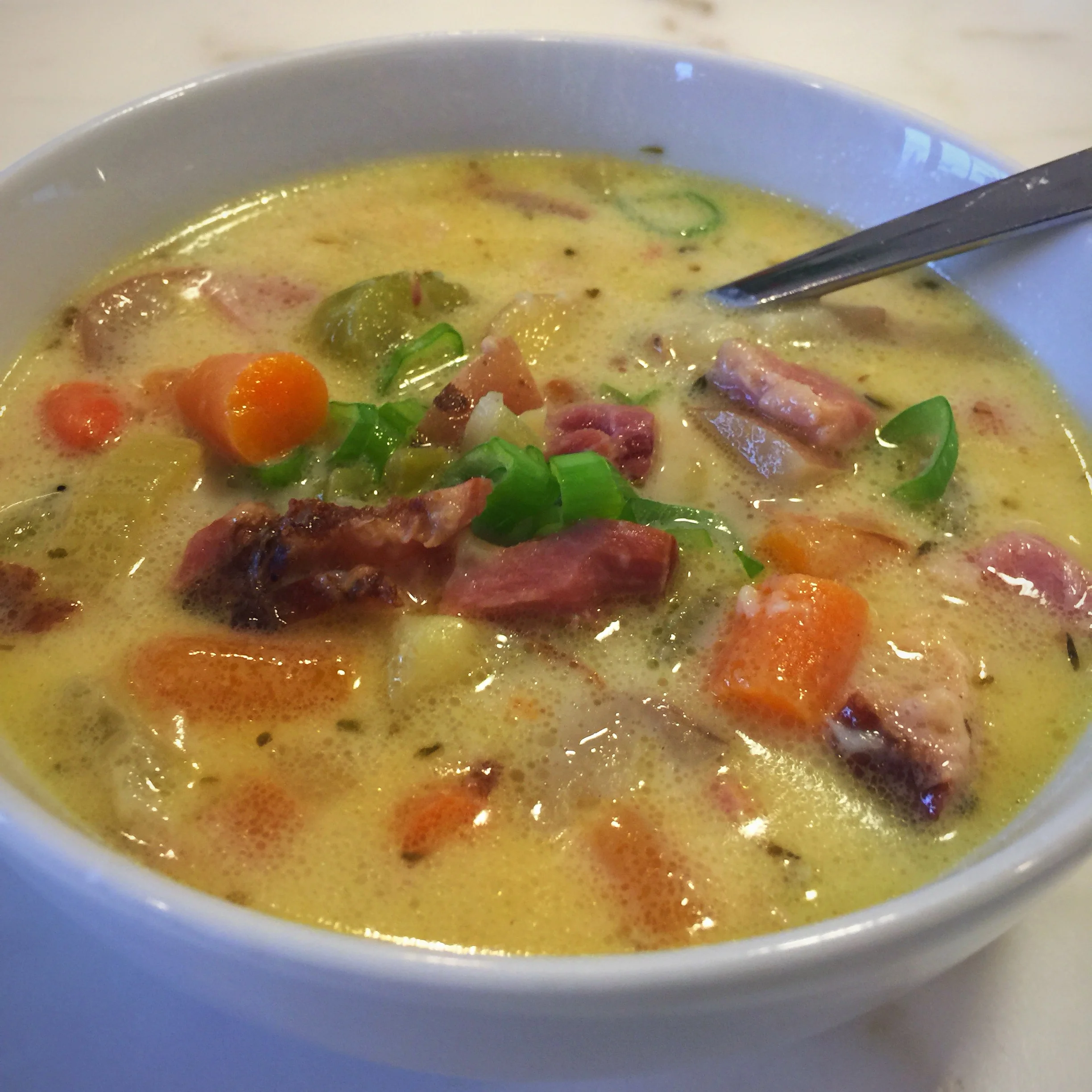 Creamy Ham & Potato Soup