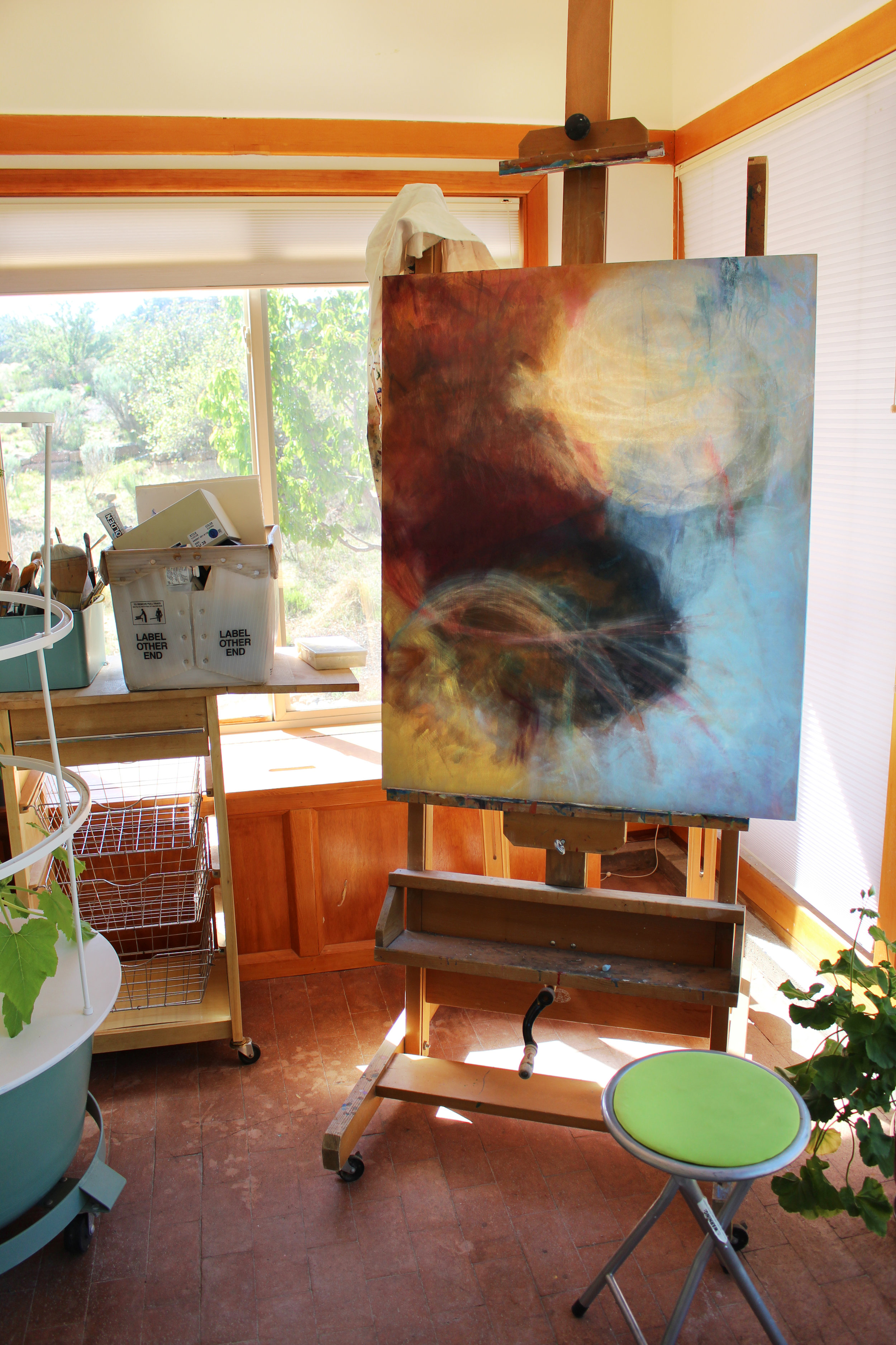 In the studio... Progress of my newest work