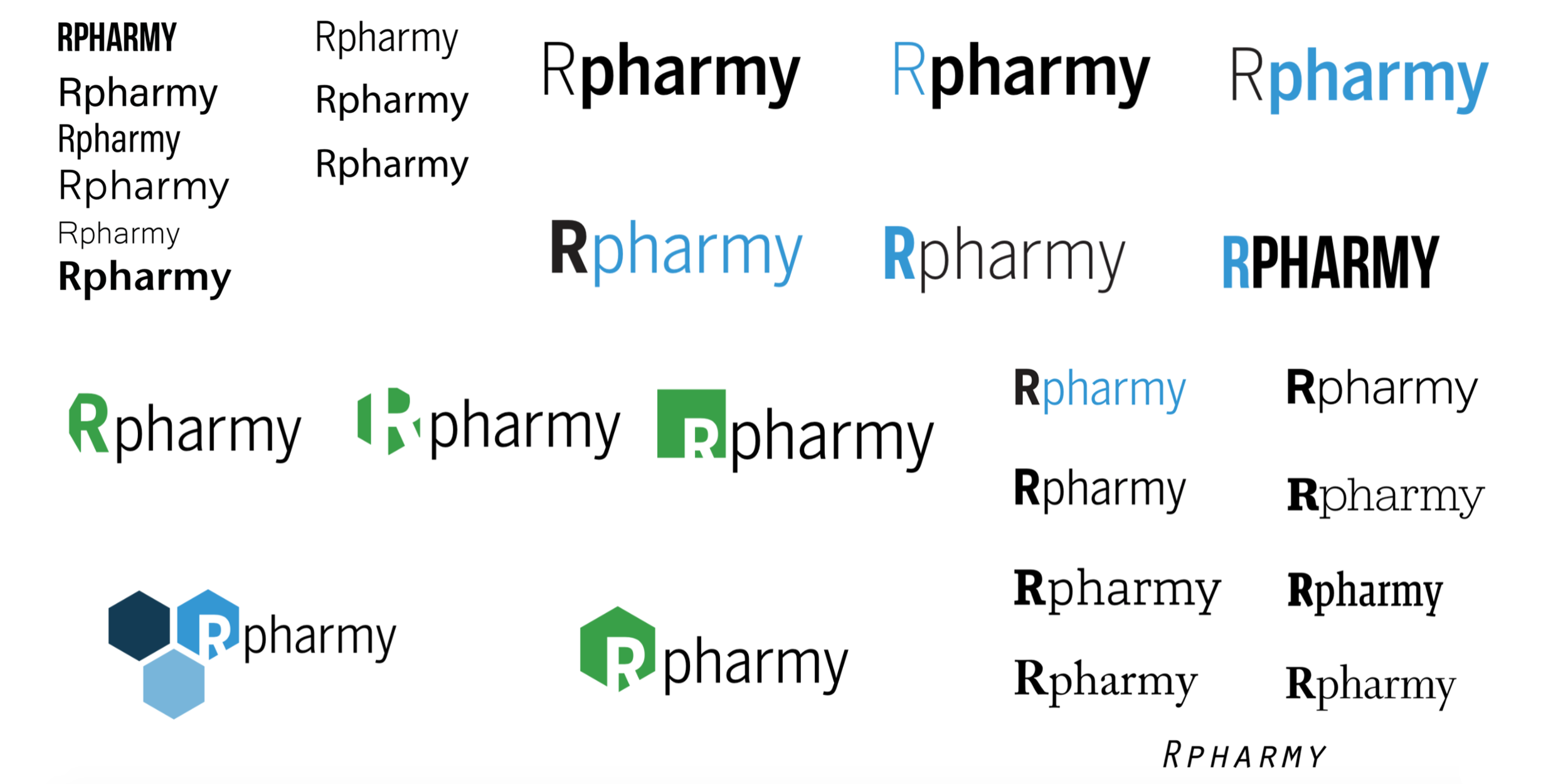 Some of my exploration of typefaces