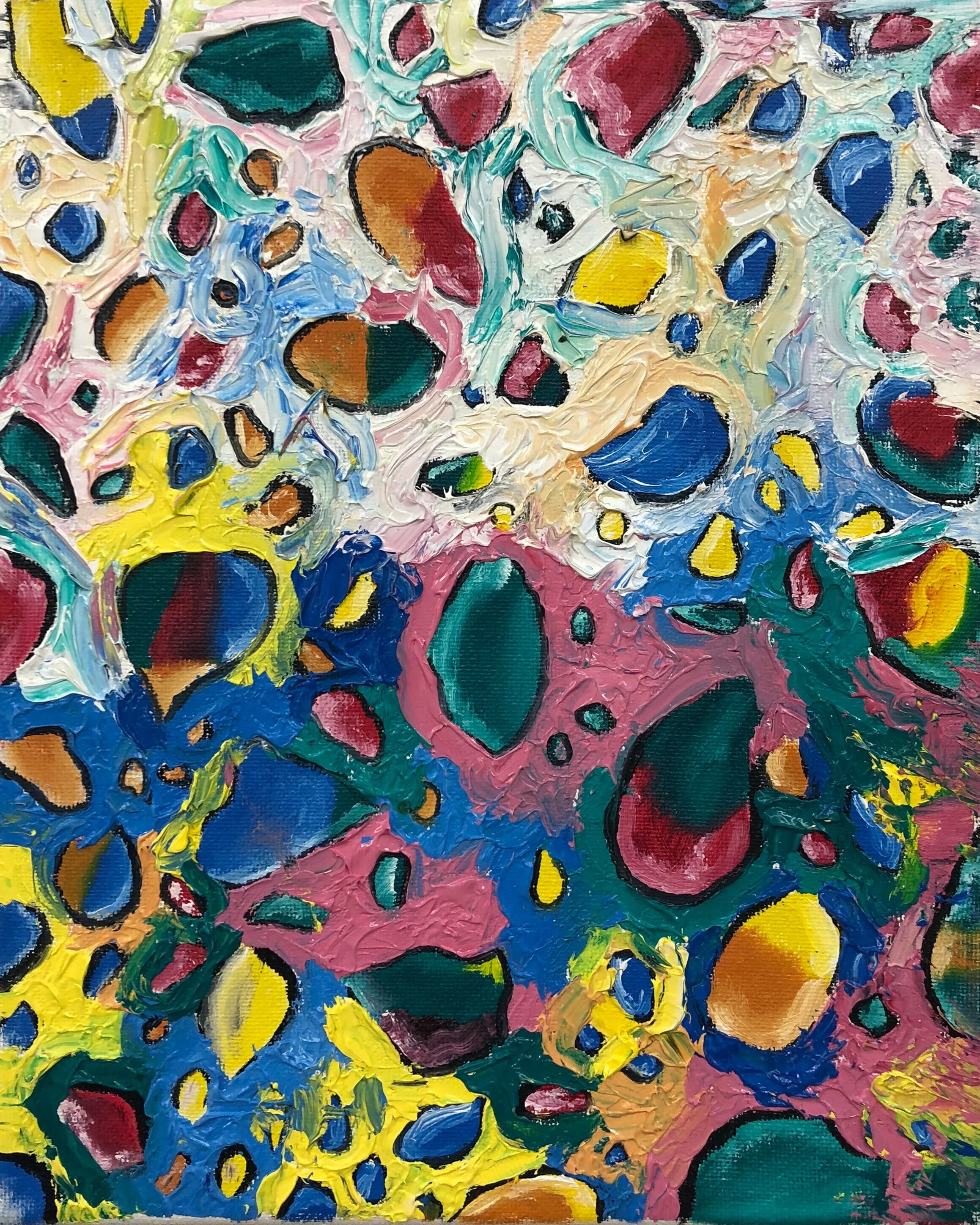 8” x 10” Colored Water Study 1