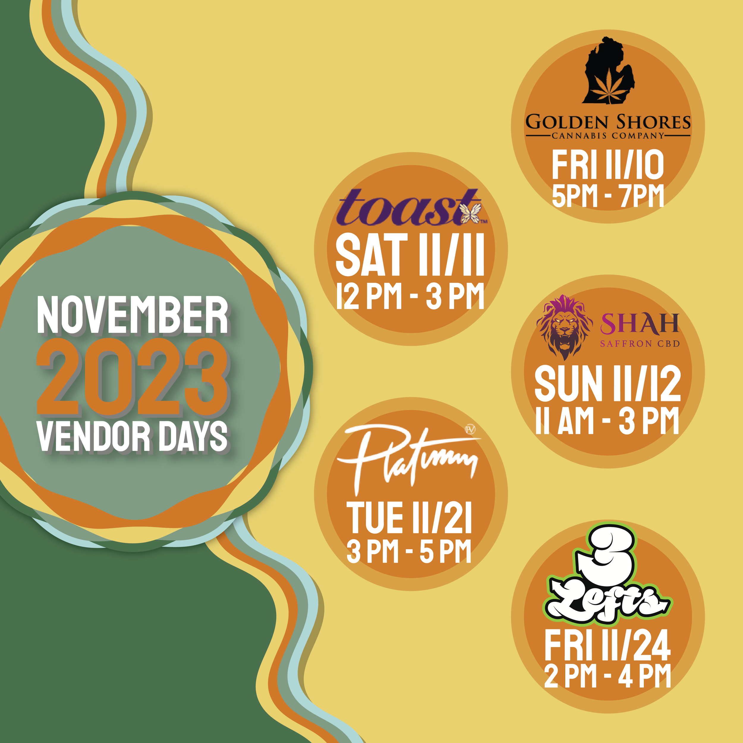 Pharmhouse Wellness's Monthly Social Media Vendor Day Post