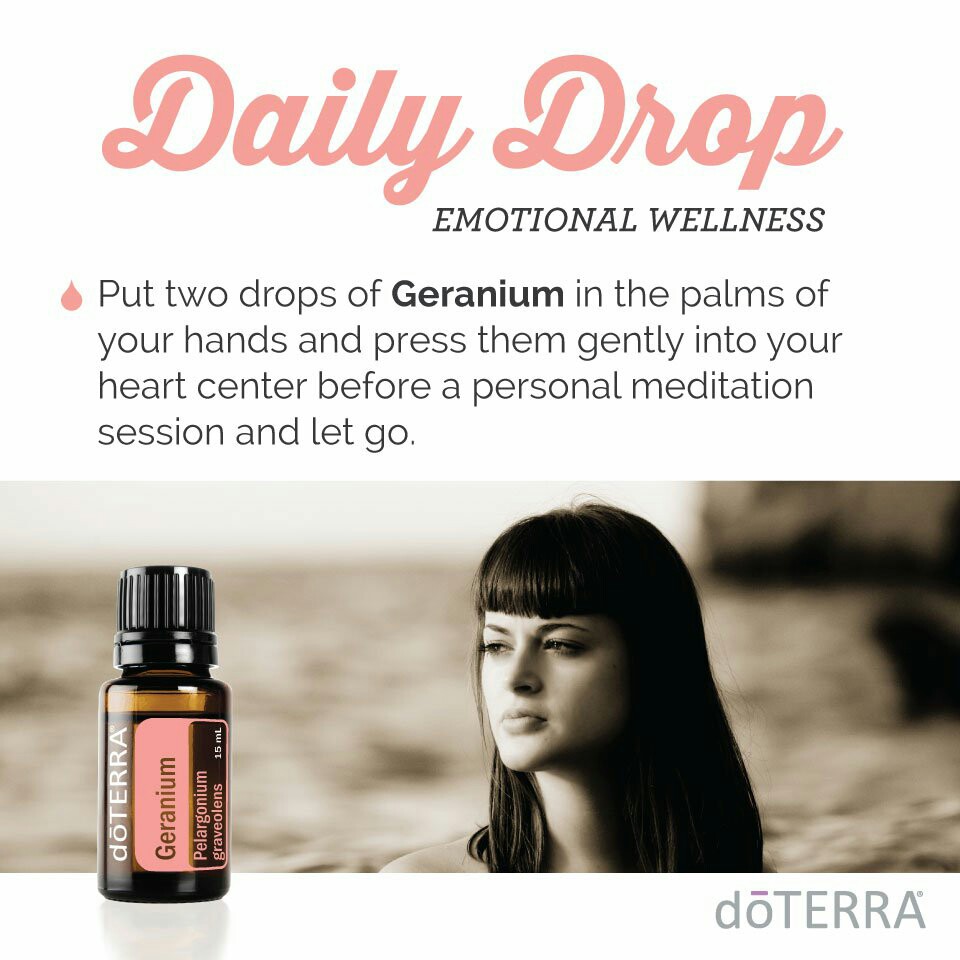 Use doTERRA essential oils to help your emotional wellness before a personal meditation session