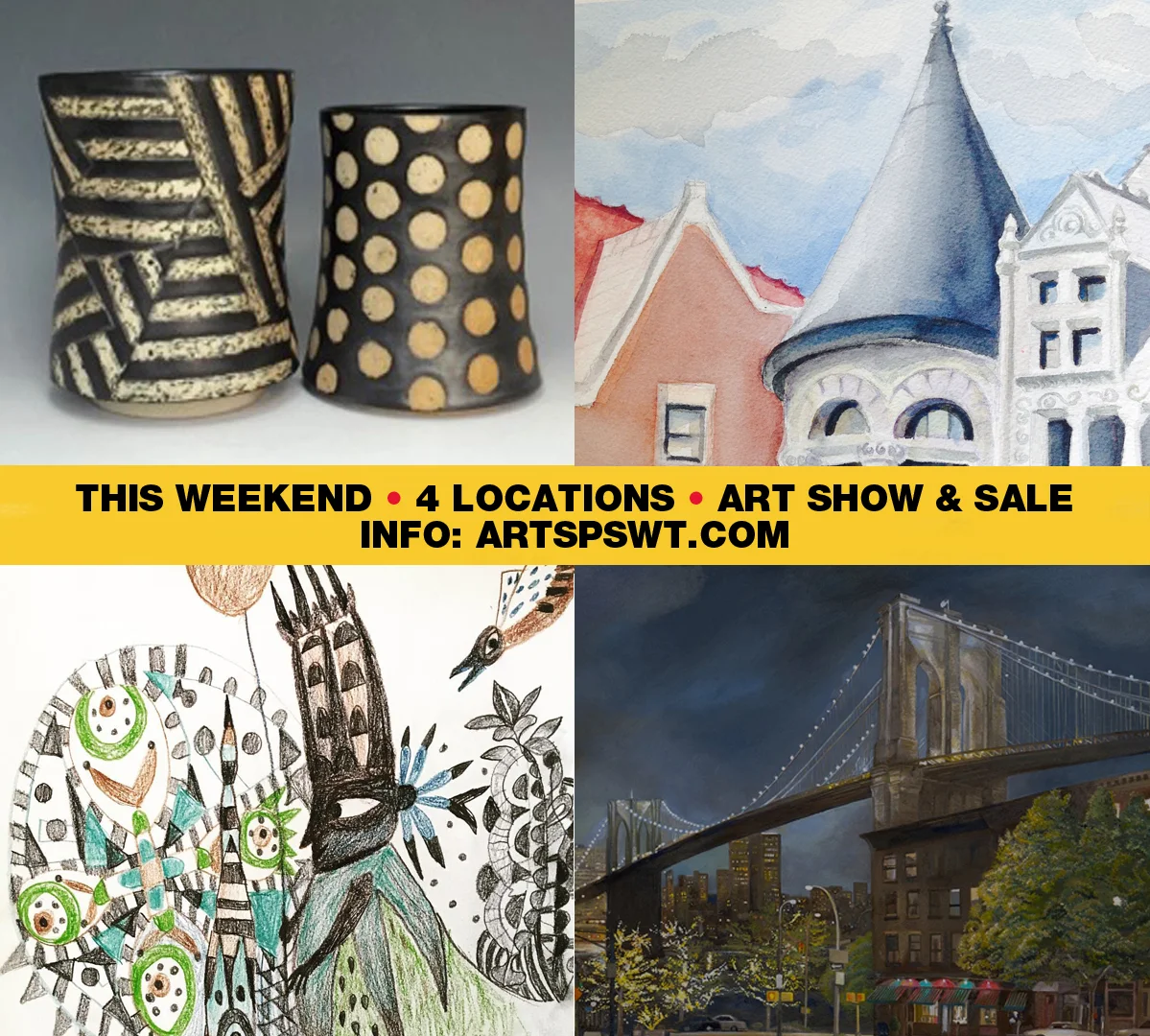UPDATE! Where to find us during South Slope Open Studios