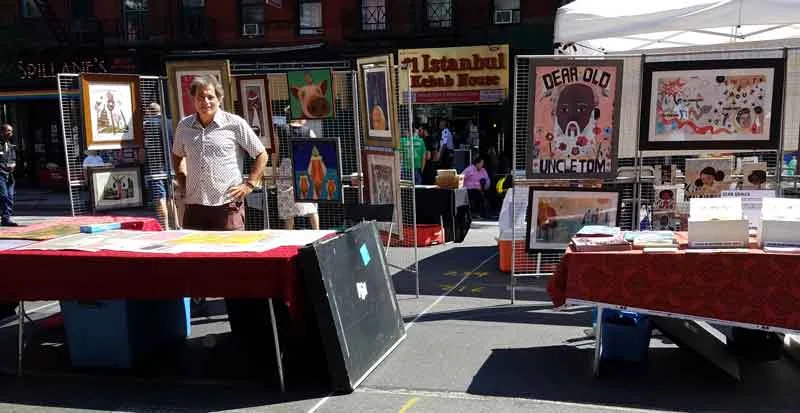 FInd a great selection of original art at The Artists Block, Fifth Avenue between 1st and 2nd Streets