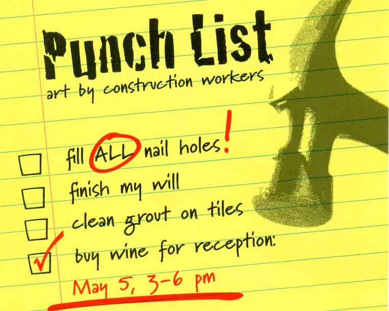 Punch List: Art by Construction Workers @ Brooklyn Art Exchange