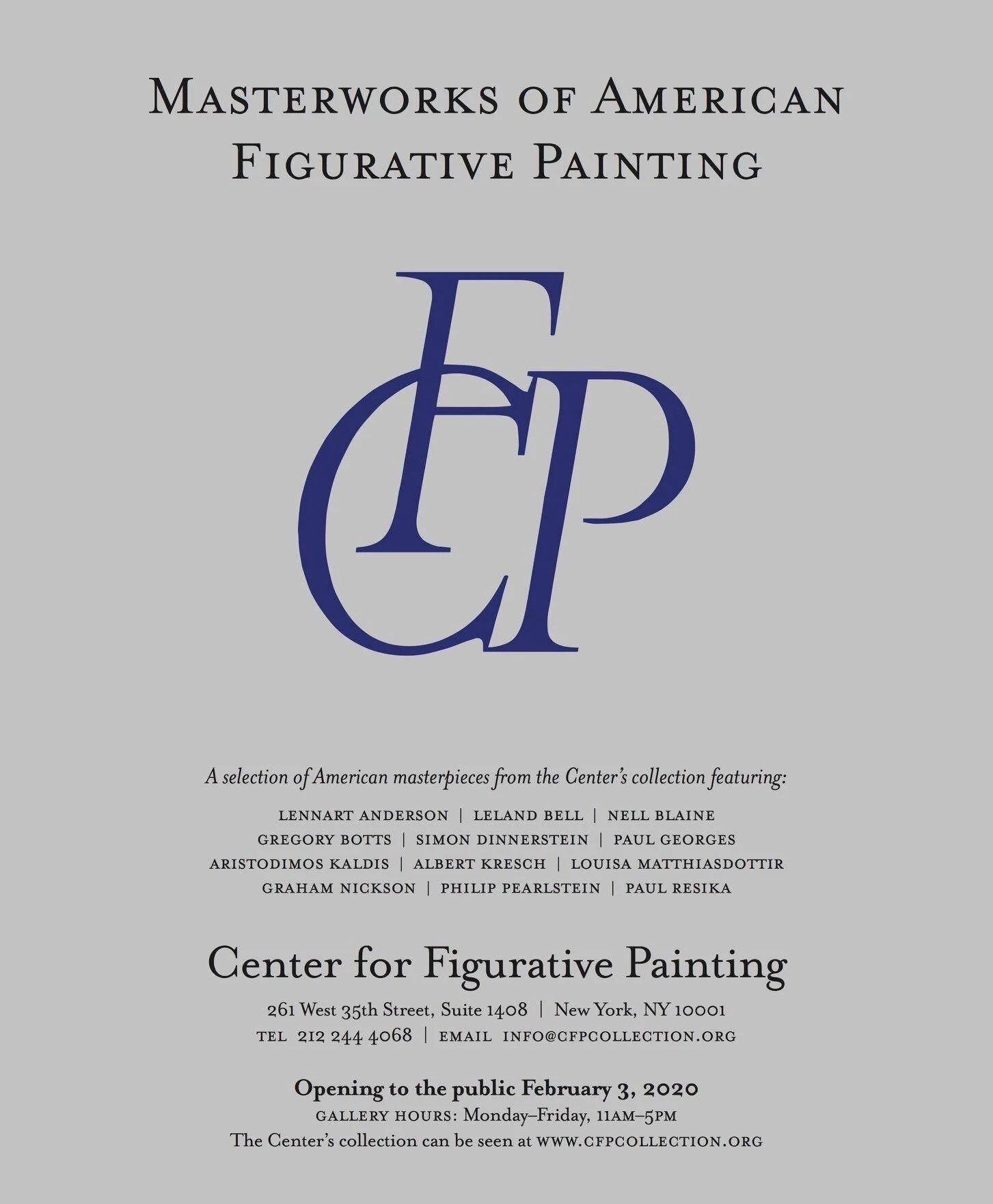 Simon Dinnerstein @ The Center for Figurative Painting