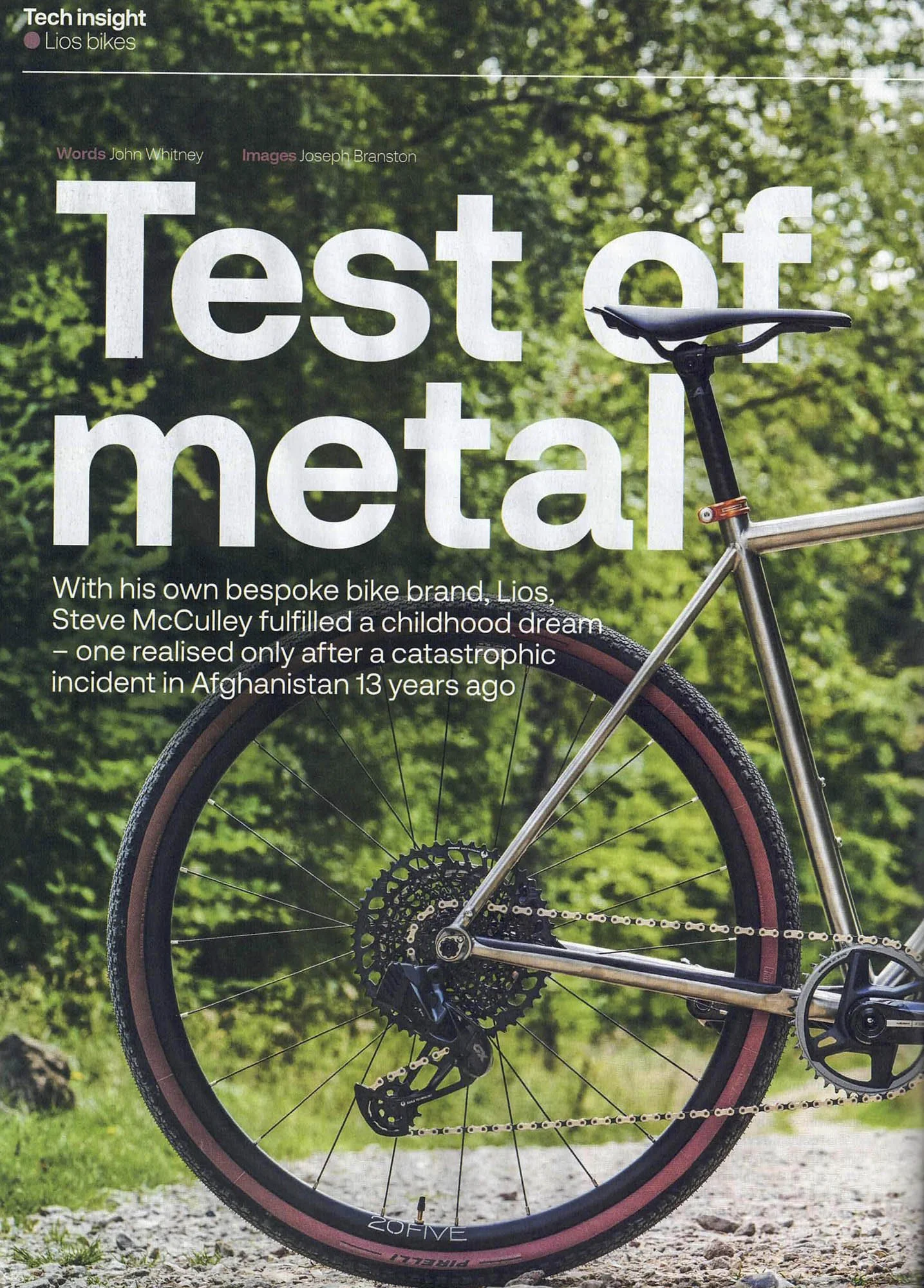 Cycling Plus Review of the LIOS Titanium Gravel Bike