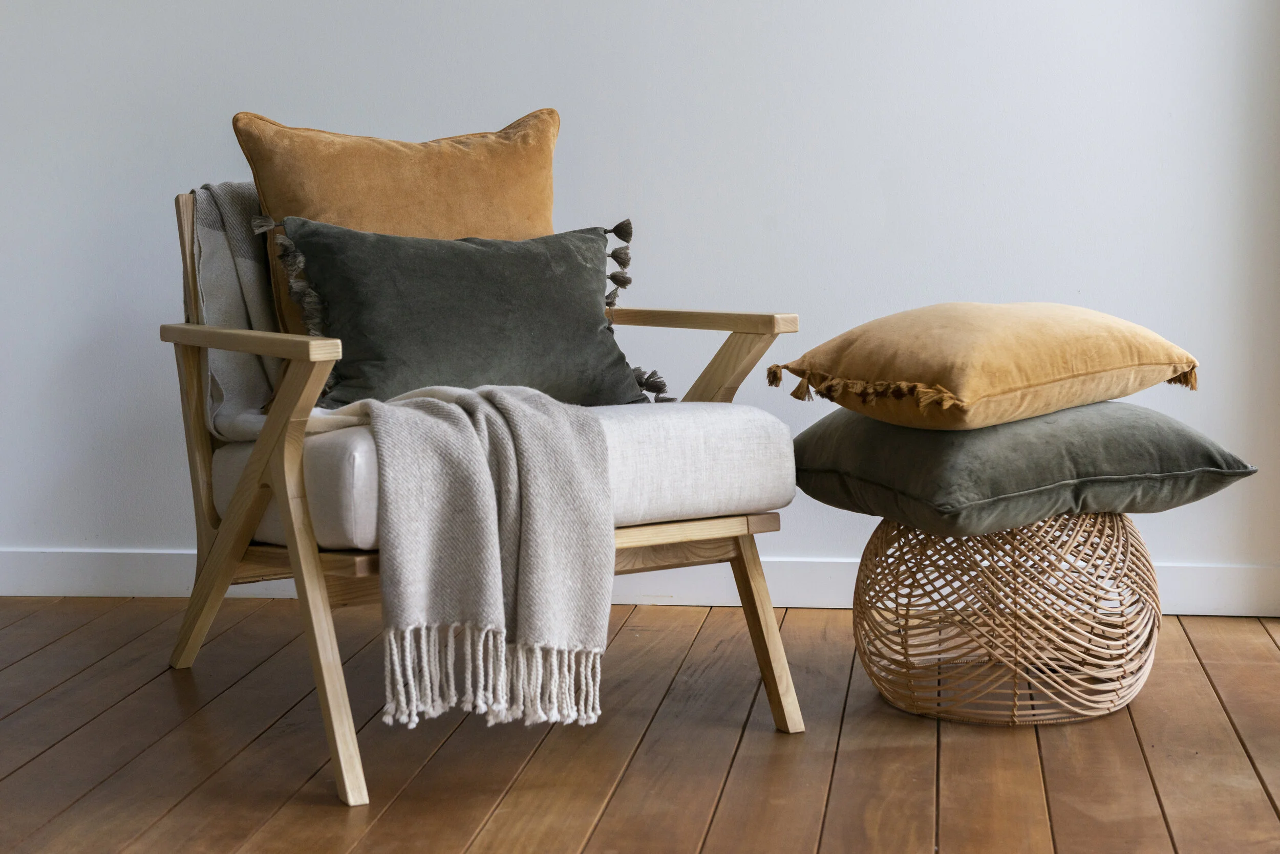 Este Velvet Cushions