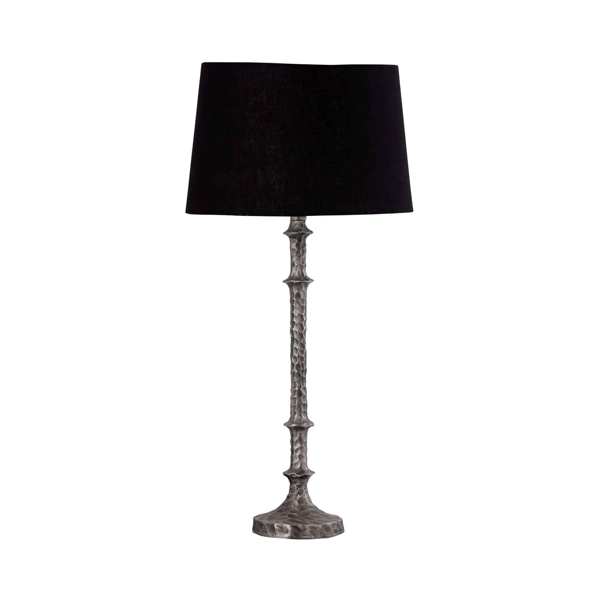Antique Silver Table Lamp - Small