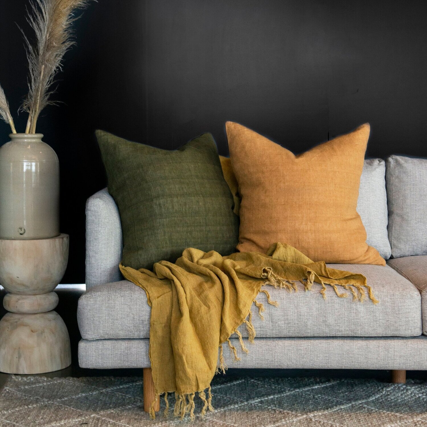 Indira Linen Cushions - 16 colours