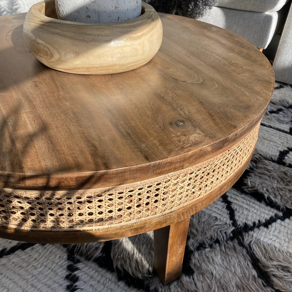 Lund Rattan Coffee Table Loft Furniture New Zealand