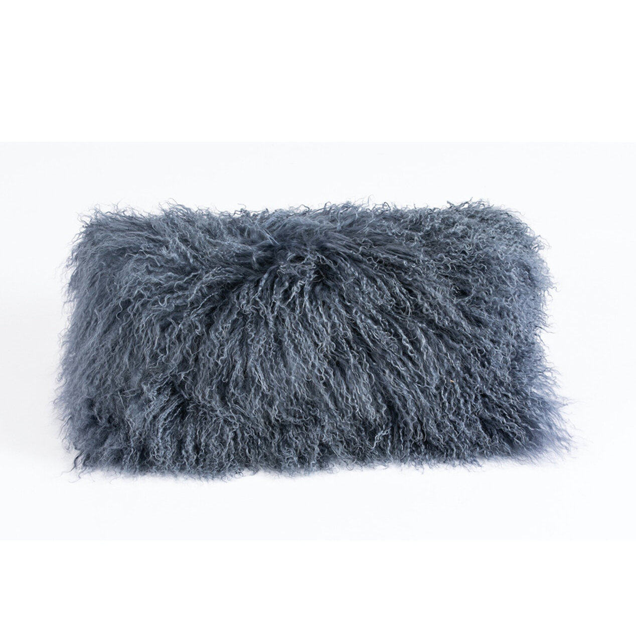 Tibetan Lamb Cushion - Mare Blue