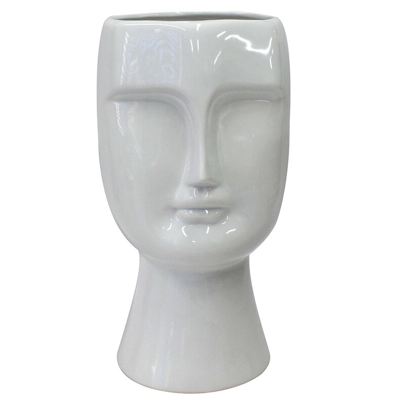 Angelo Ceramic Face Vase - Large