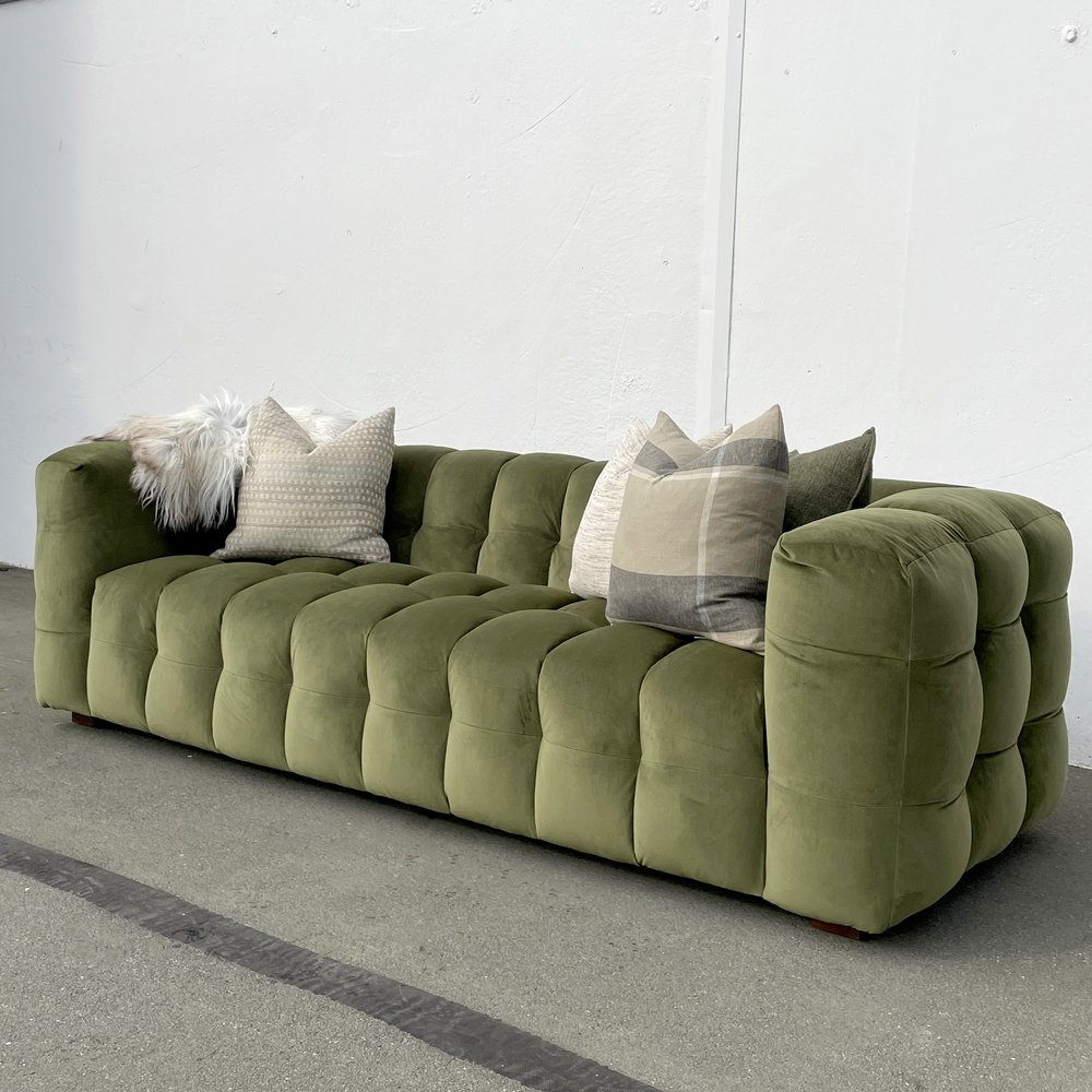 Puff Sofa - Moss - ETA June — Loft Furniture New Zealand