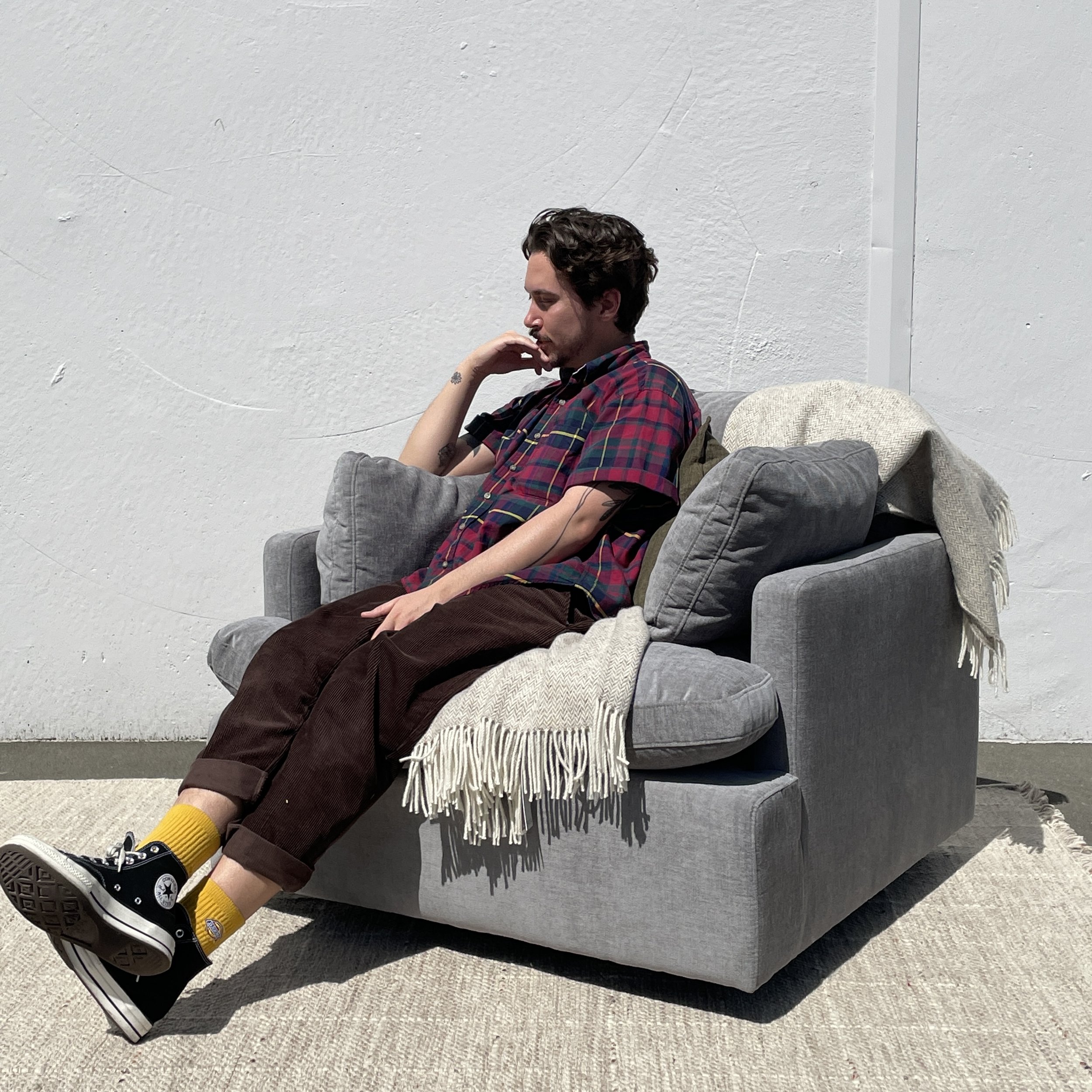 Palazzo Swivel Armchair Cosy Heritage — Loft Furniture New Zealand