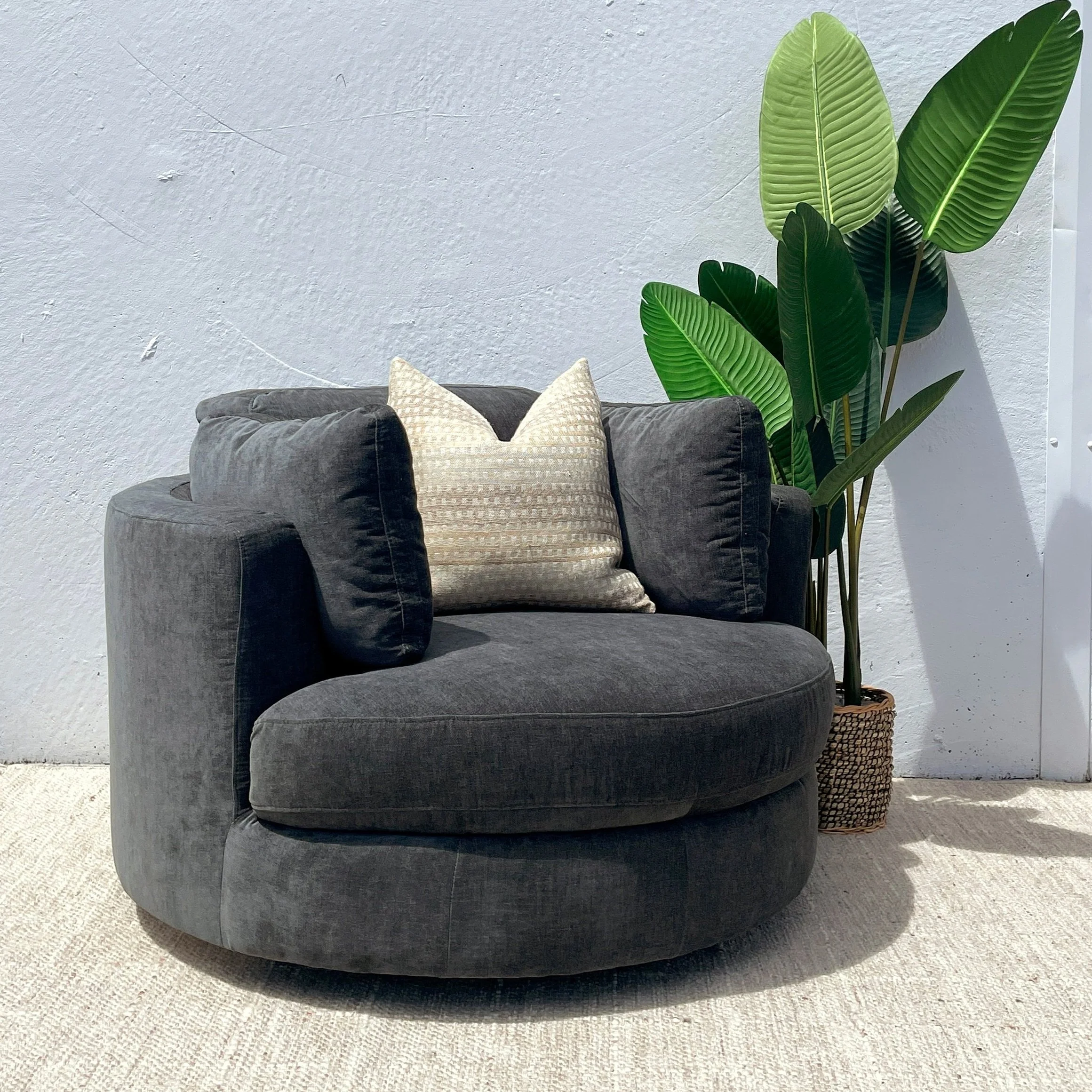 Palazzo Swivel Armchair Cosy Heritage — Loft Furniture New Zealand