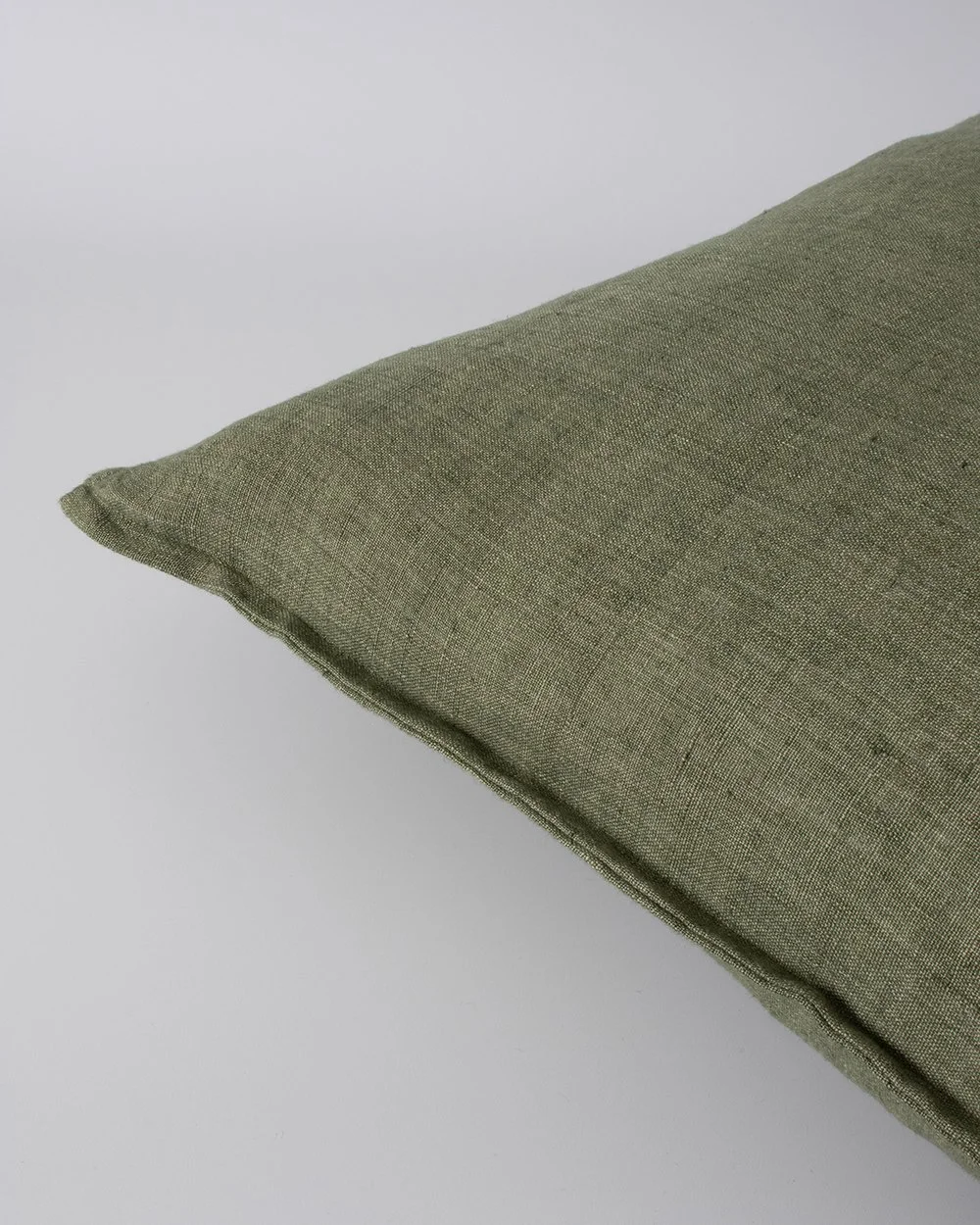 Arcadia Linen Cushion Moss — Loft Furniture New Zealand