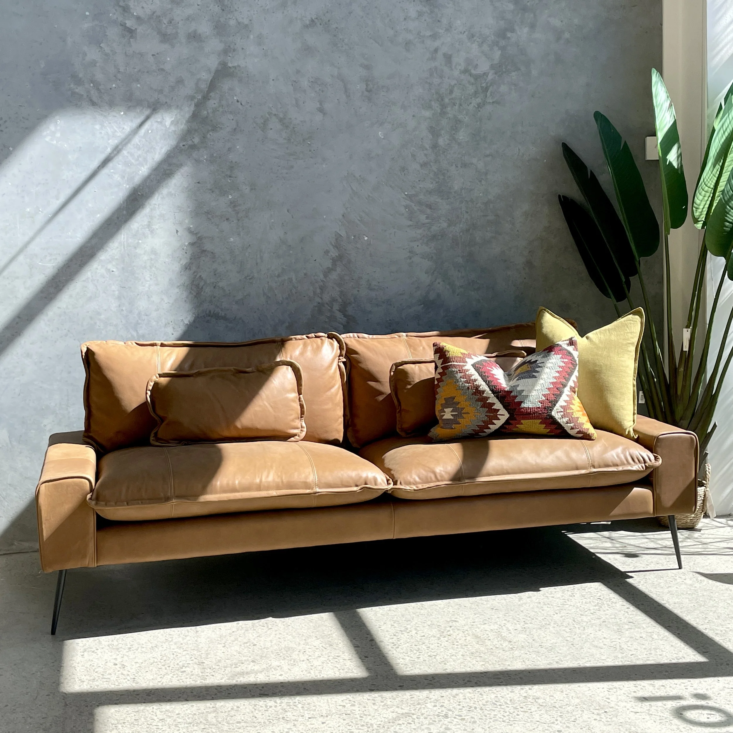 Del Rey Sofa Leather — Loft Furniture New Zealand