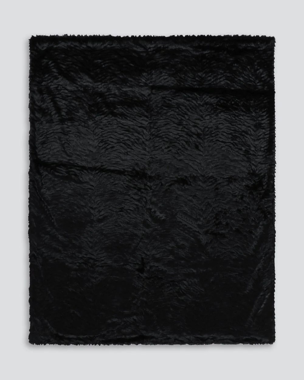 Heirloom Faux Fur Throw Black Tiger — Loft Furniture New Zealand