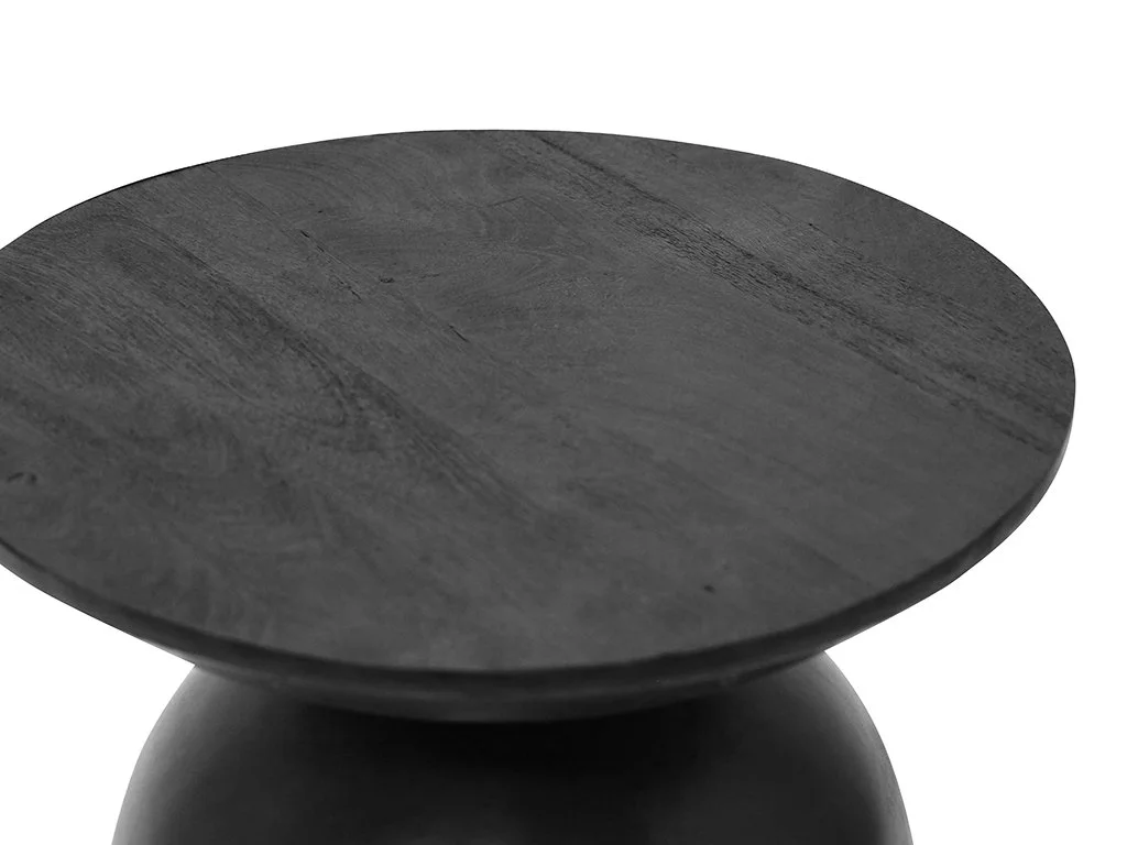 Haiku Iron + Wood Coffee Table 60cm — Loft Furniture New Zealand