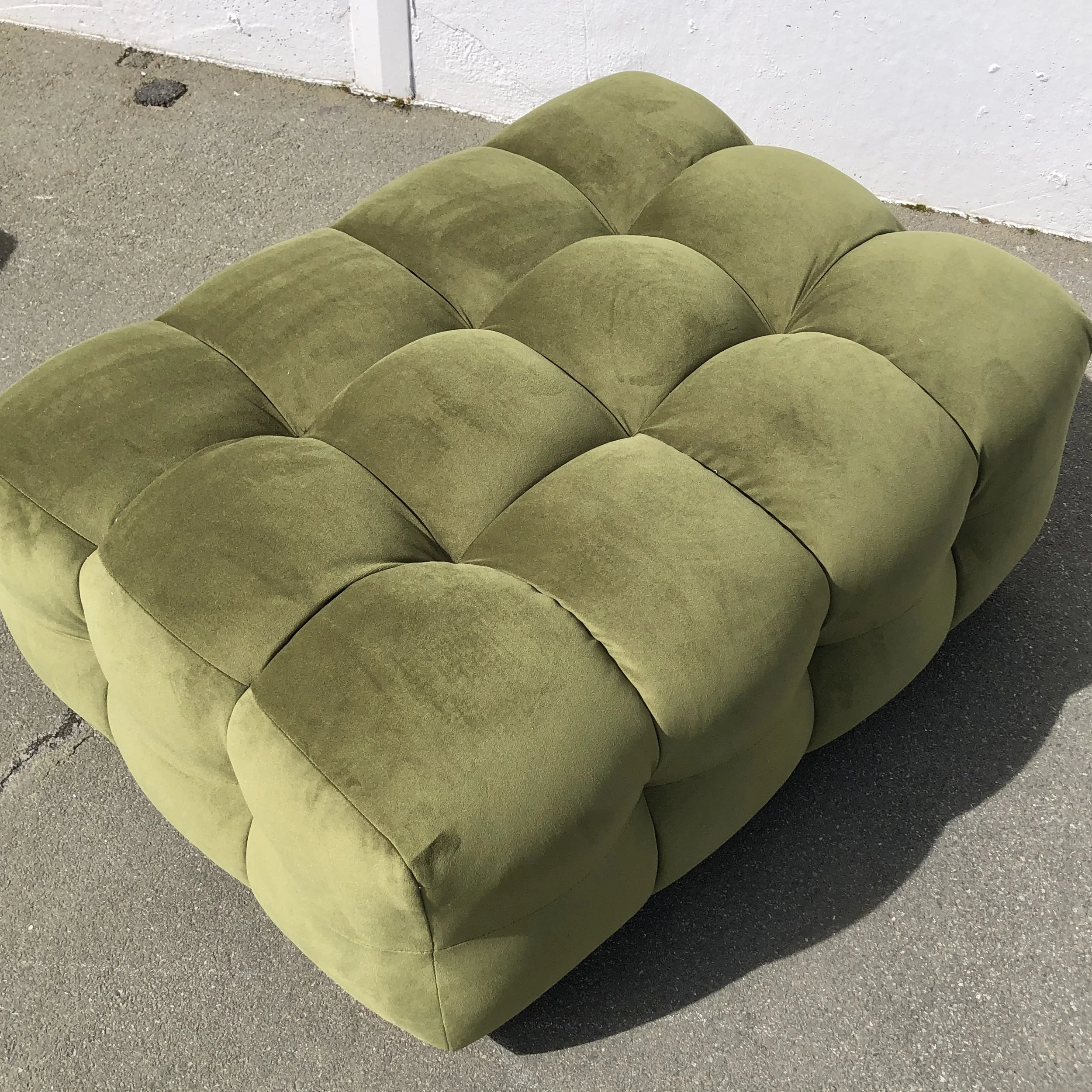 Puff Ottoman Moss ETA June — Loft Furniture New Zealand