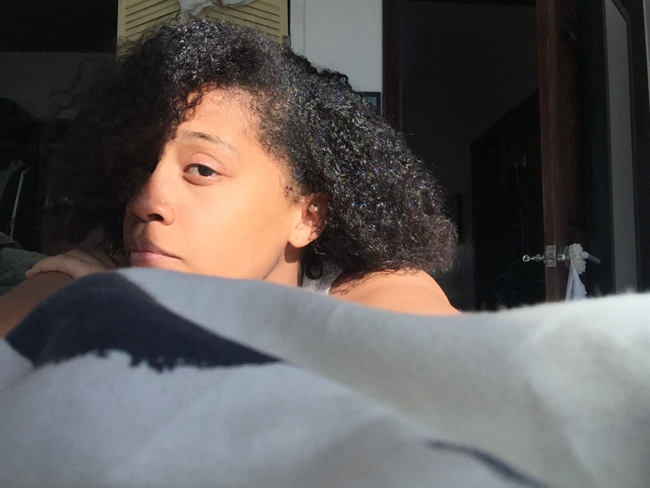 In bed, where I spent a lot of my time at the low points of my depression. On social media and everywhere else in life, I tried to keep it looking like everything was normal when it absolutely was not.