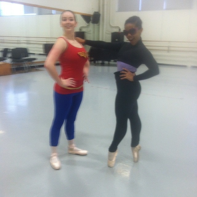 Ryanne became one of my best friends, but she also helped me articulate what I wanted out of my dance career. Here, we're dressed for Halloween. I'm Martha Jones, from Doctor Who!