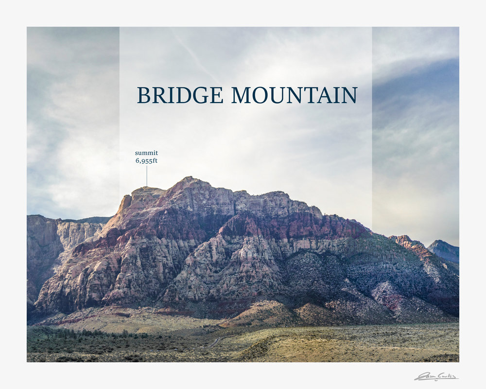 Red Rock Nevada Mountain — Jason Curtis Photography