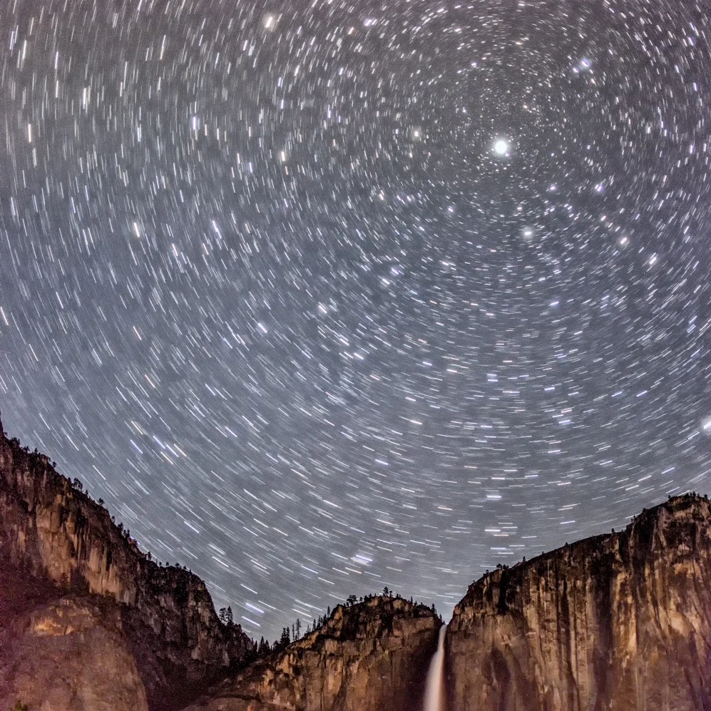 Yosemite Falls Night
