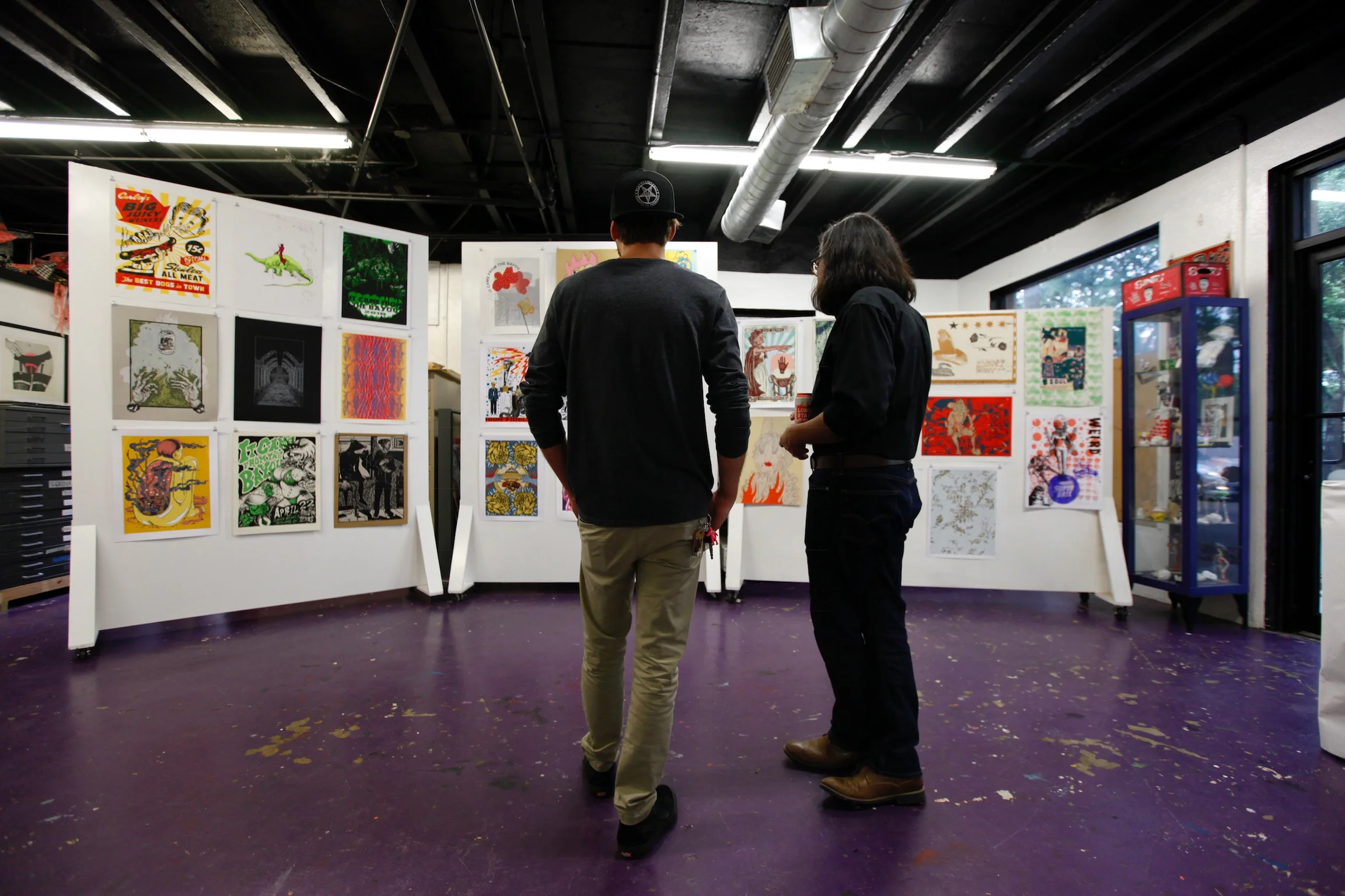 Wiener Welcome Poster Show at Burning Bones Press