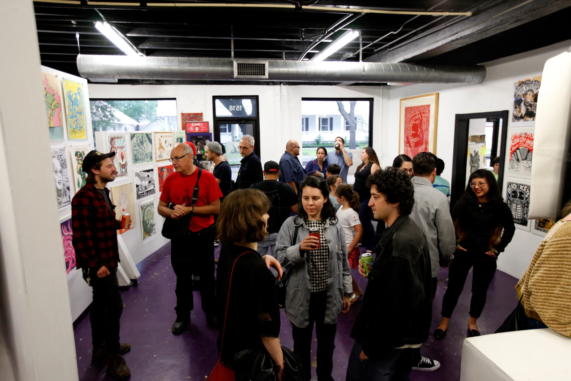 Wiener Welcome Poster Show at Burning Bones Press