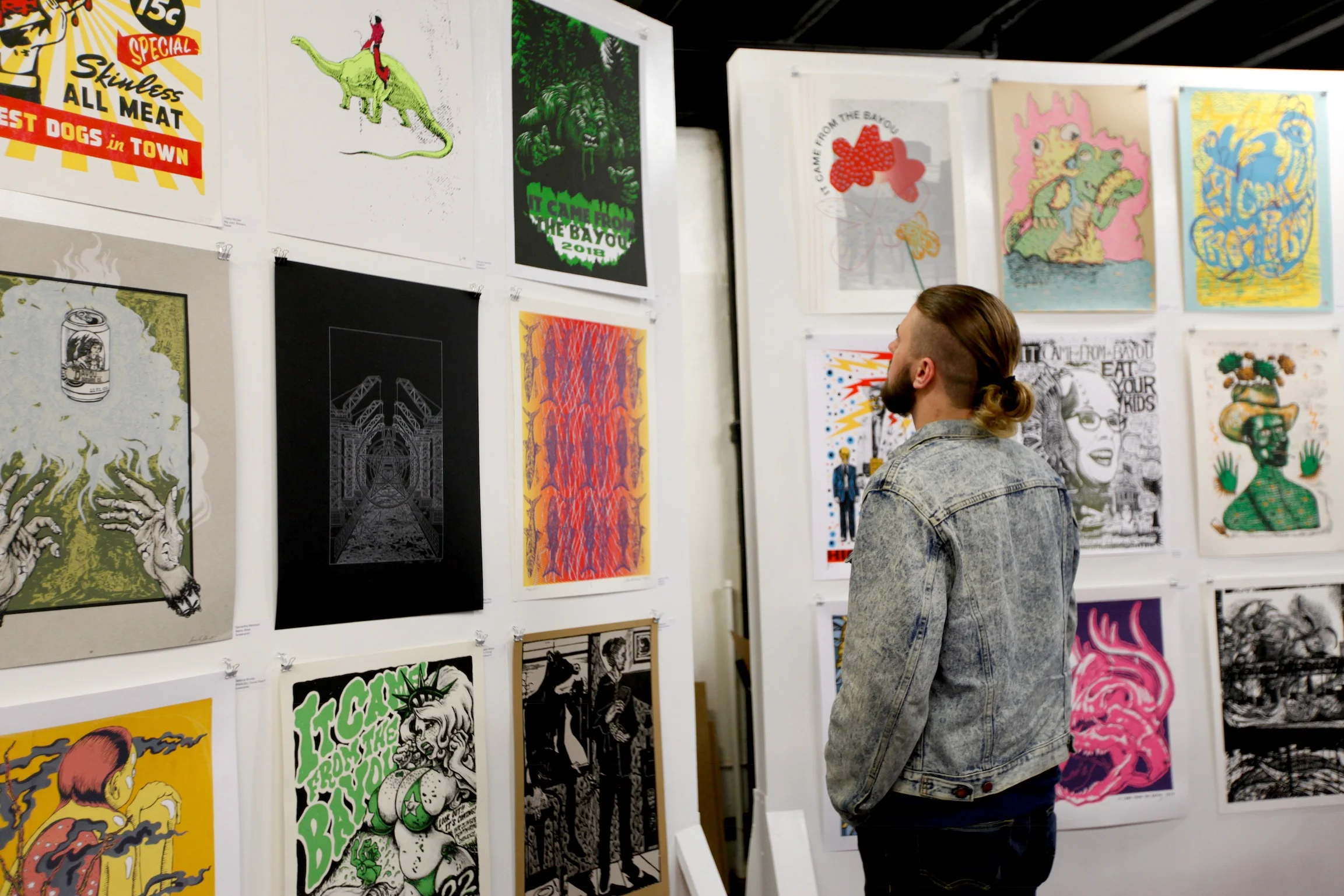 Wiener Welcome Poster Show at Burning Bones Press