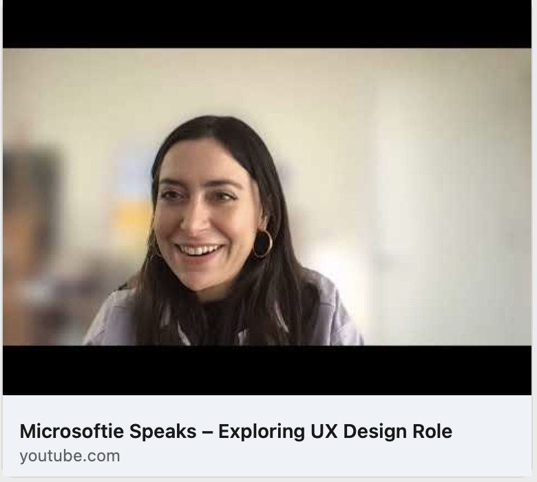 Microsoftie Speaks – Exploring UX Design Role 2021