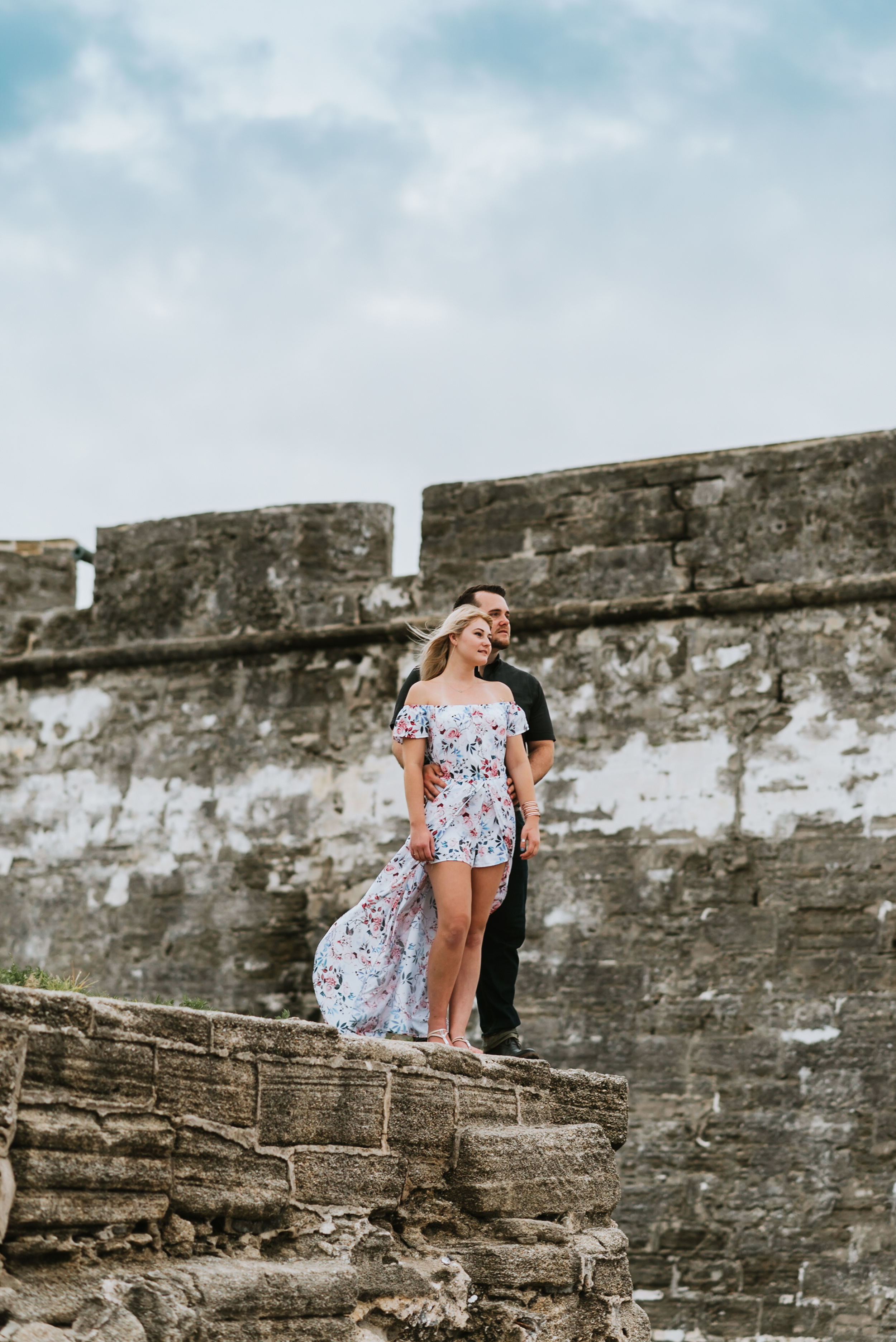 Tampa Florida Couples Photographer, Engagement Session in St. Augustine Florida, Engagement Location in Florida, Castillo de San Marcos, Florida Engagement Photographer, Tampa Florida Photographer
